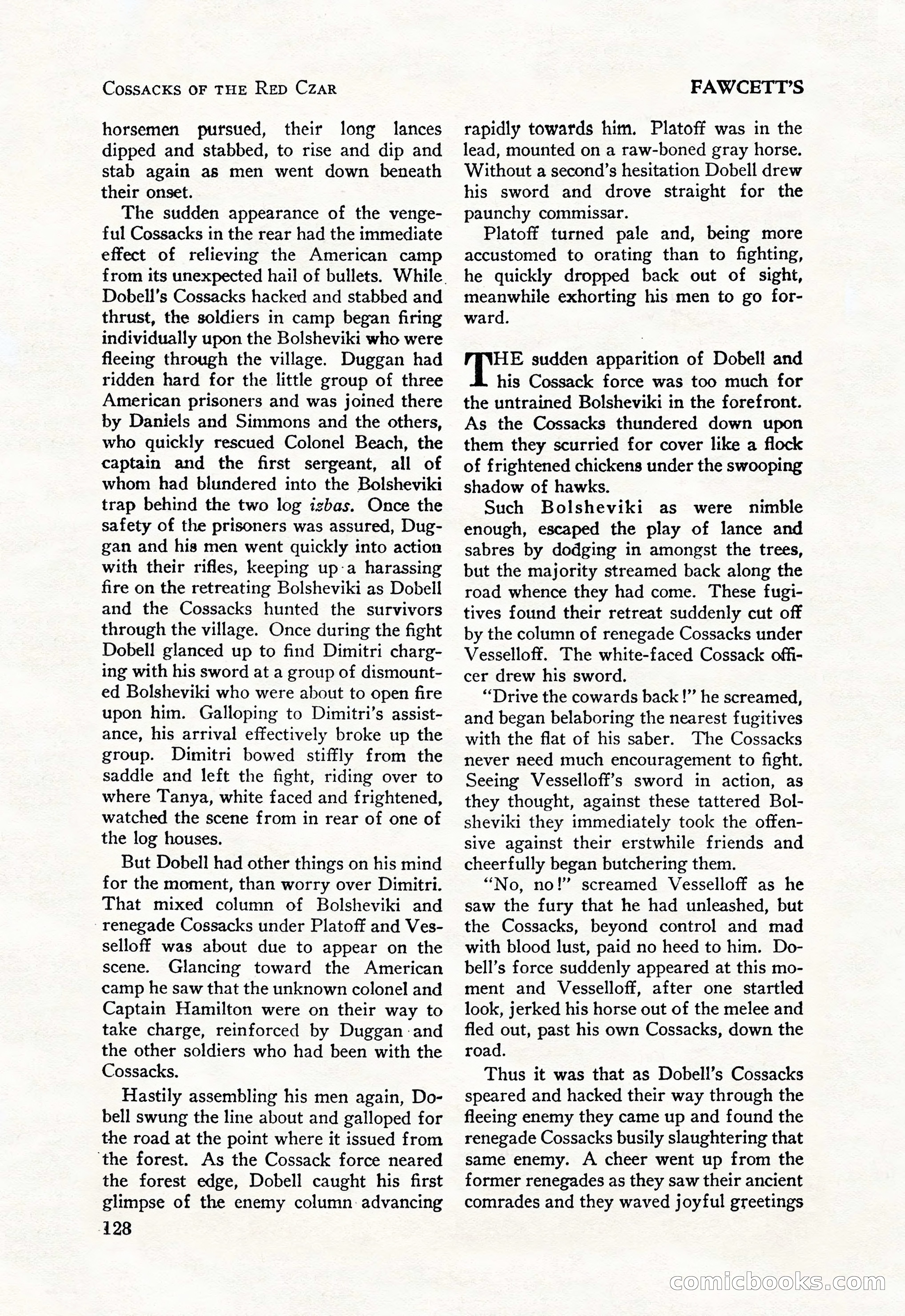 Battle Stories, August 1931 — page 128 of 164
