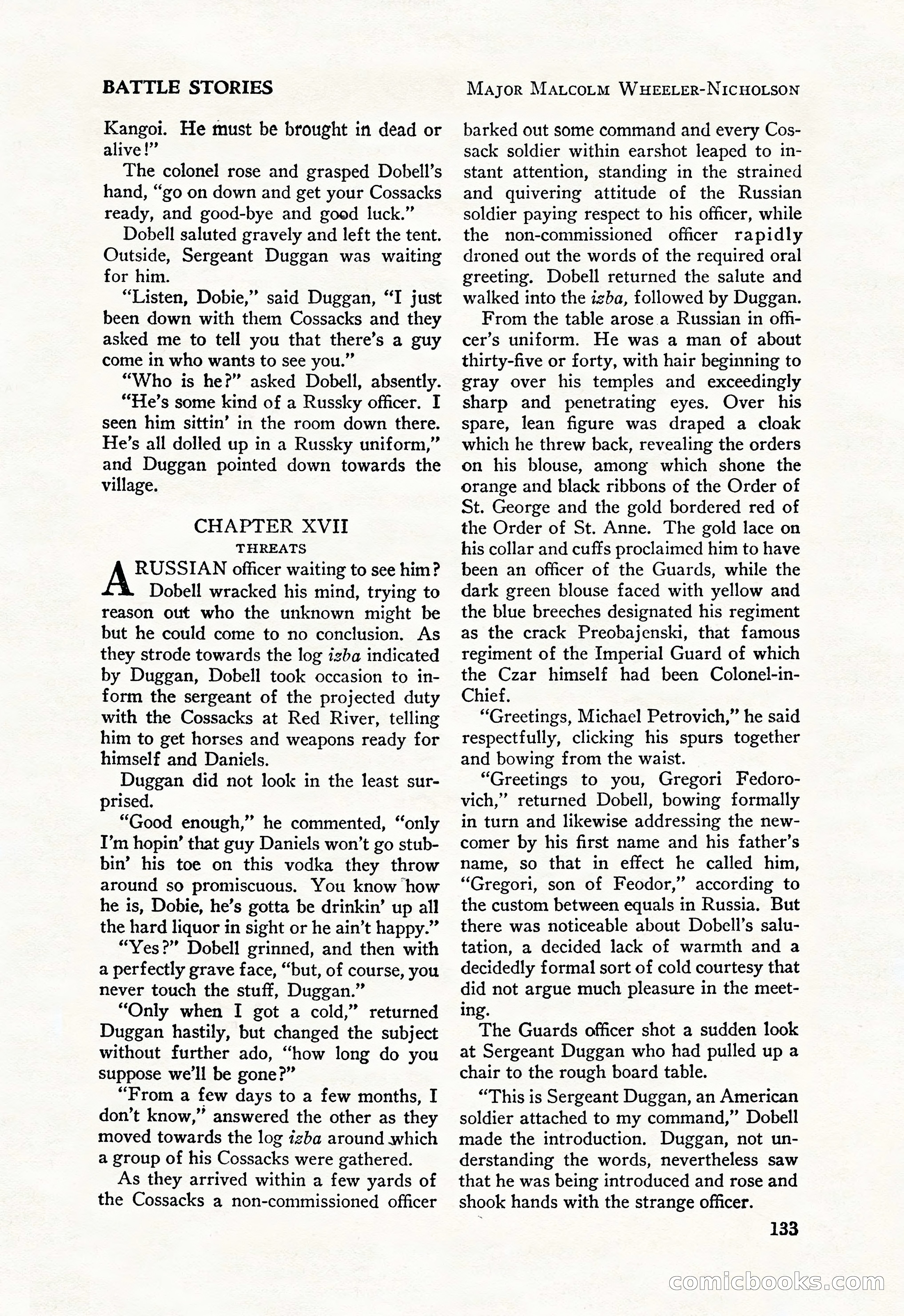 Battle Stories, August 1931 — page 133 of 164