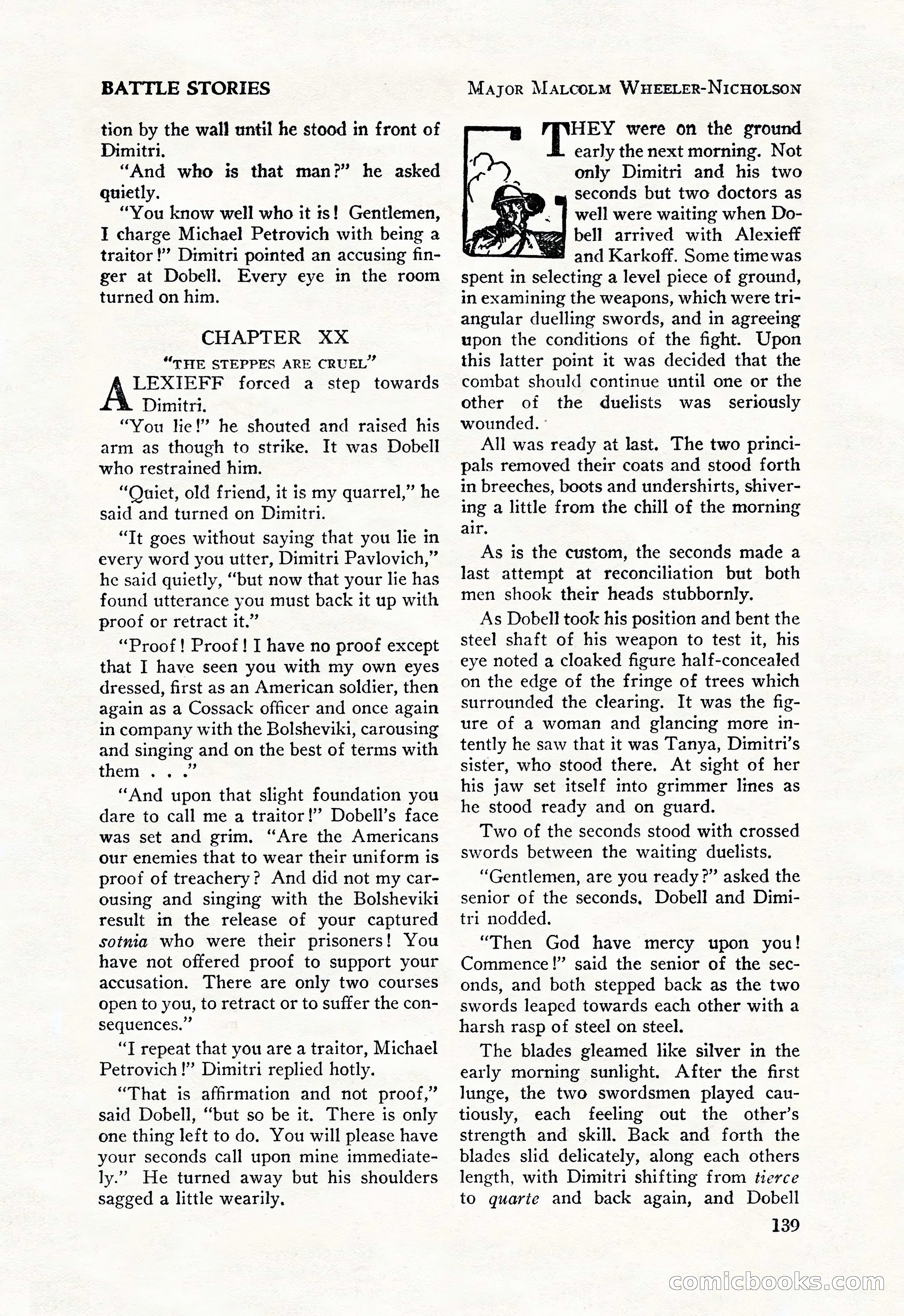 Battle Stories, August 1931 — page 139 of 164