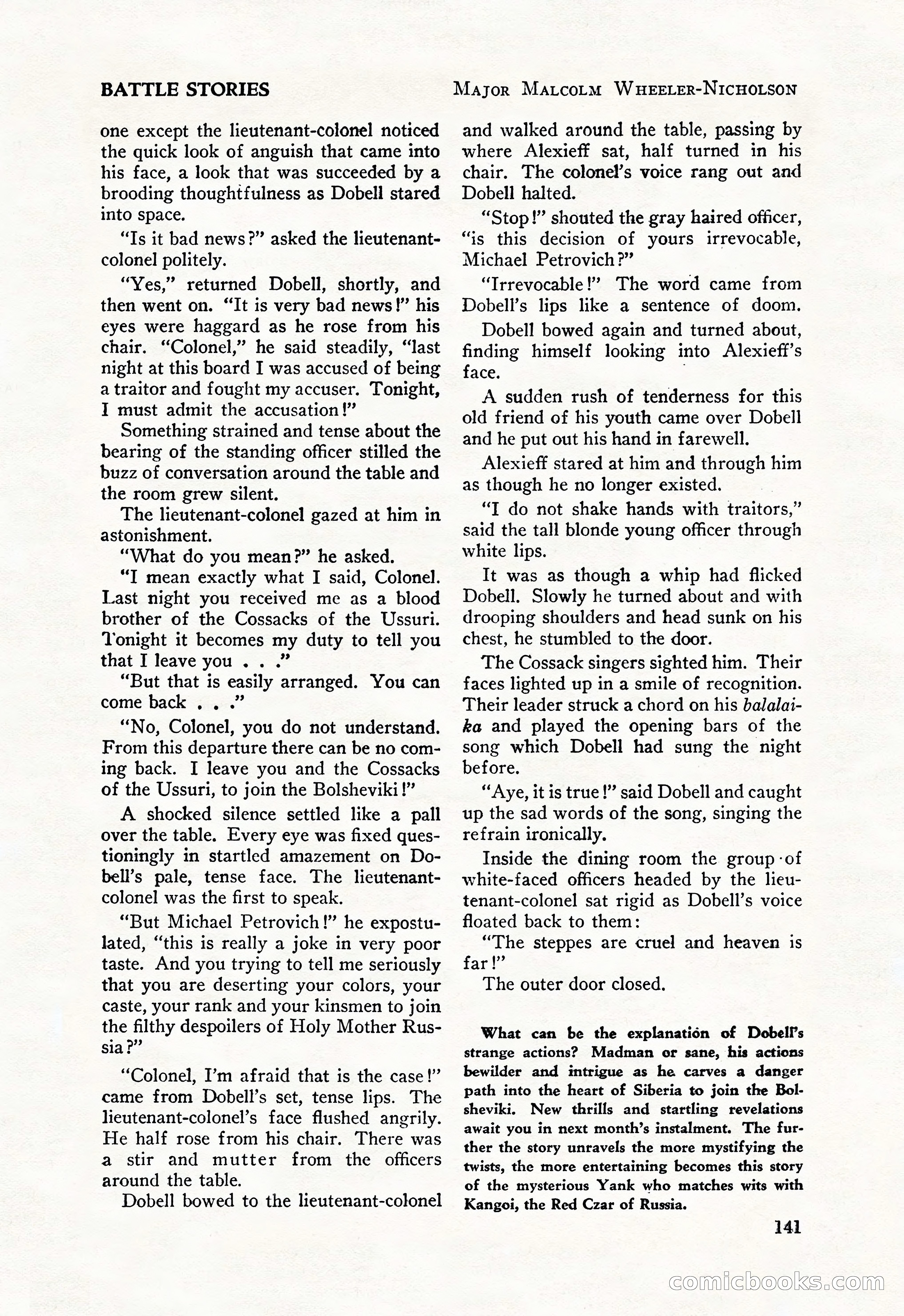 Battle Stories, August 1931 — page 141 of 164