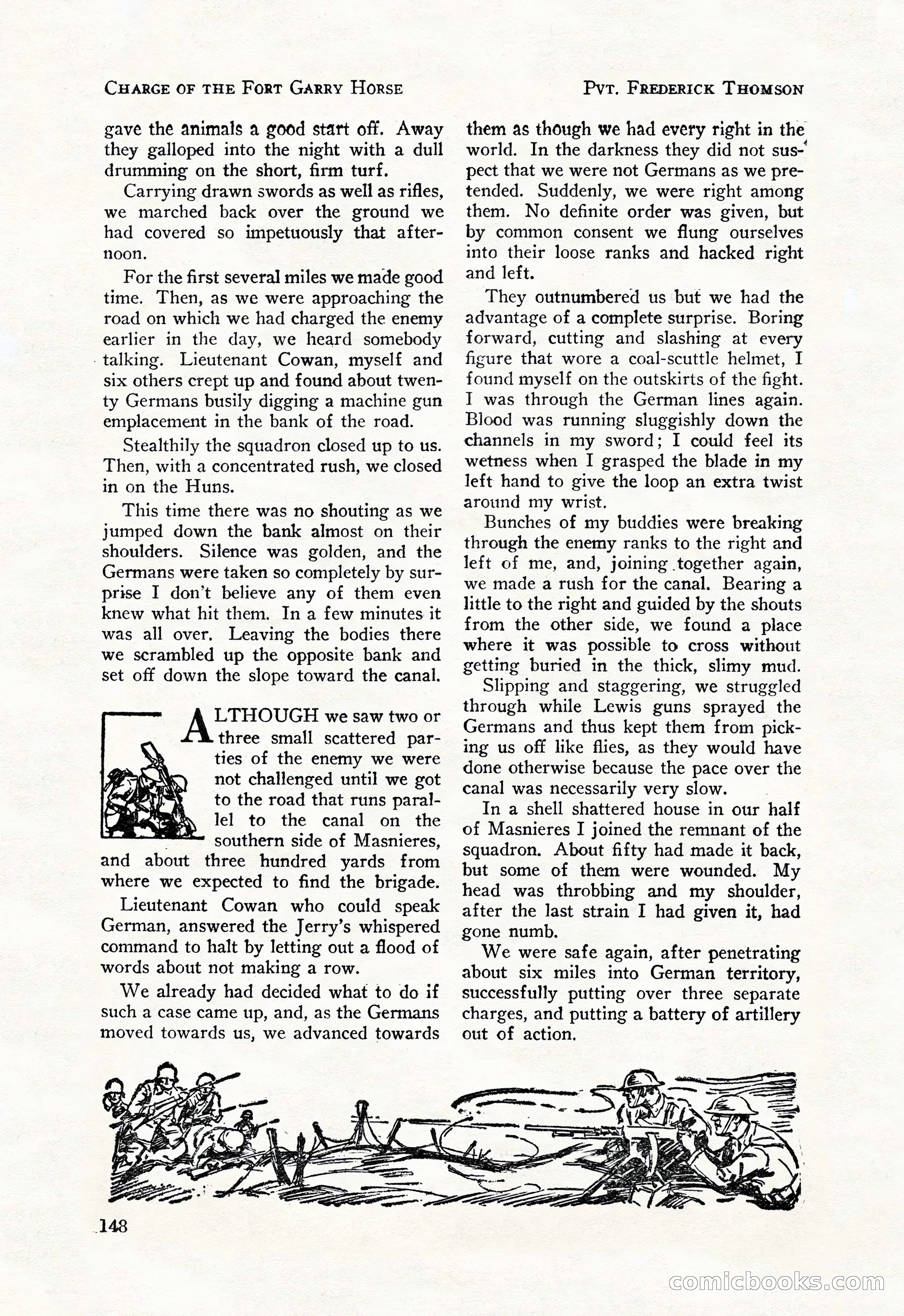 Battle Stories, August 1931 — page 148 of 164