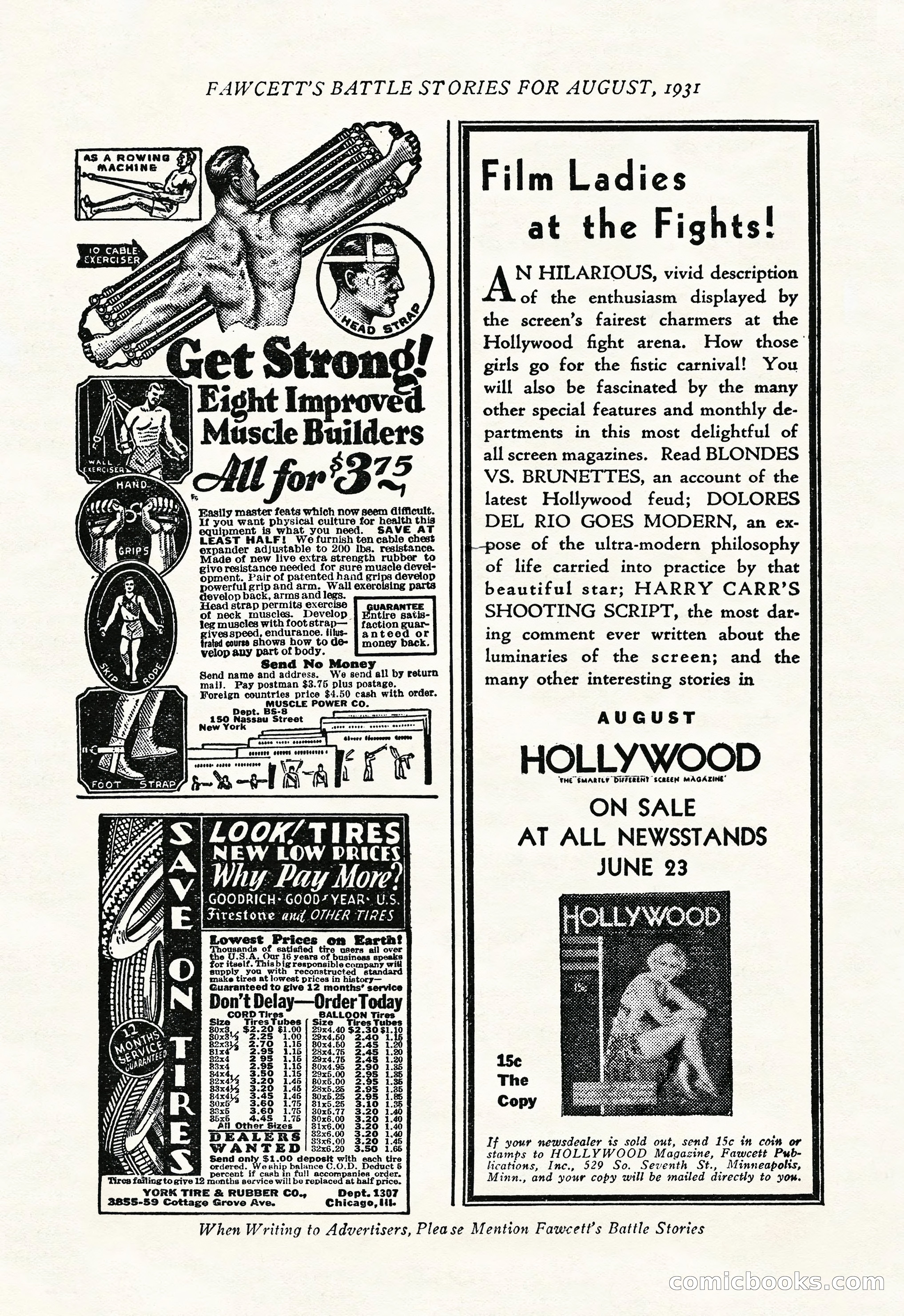 Battle Stories, August 1931 — page 160 of 164