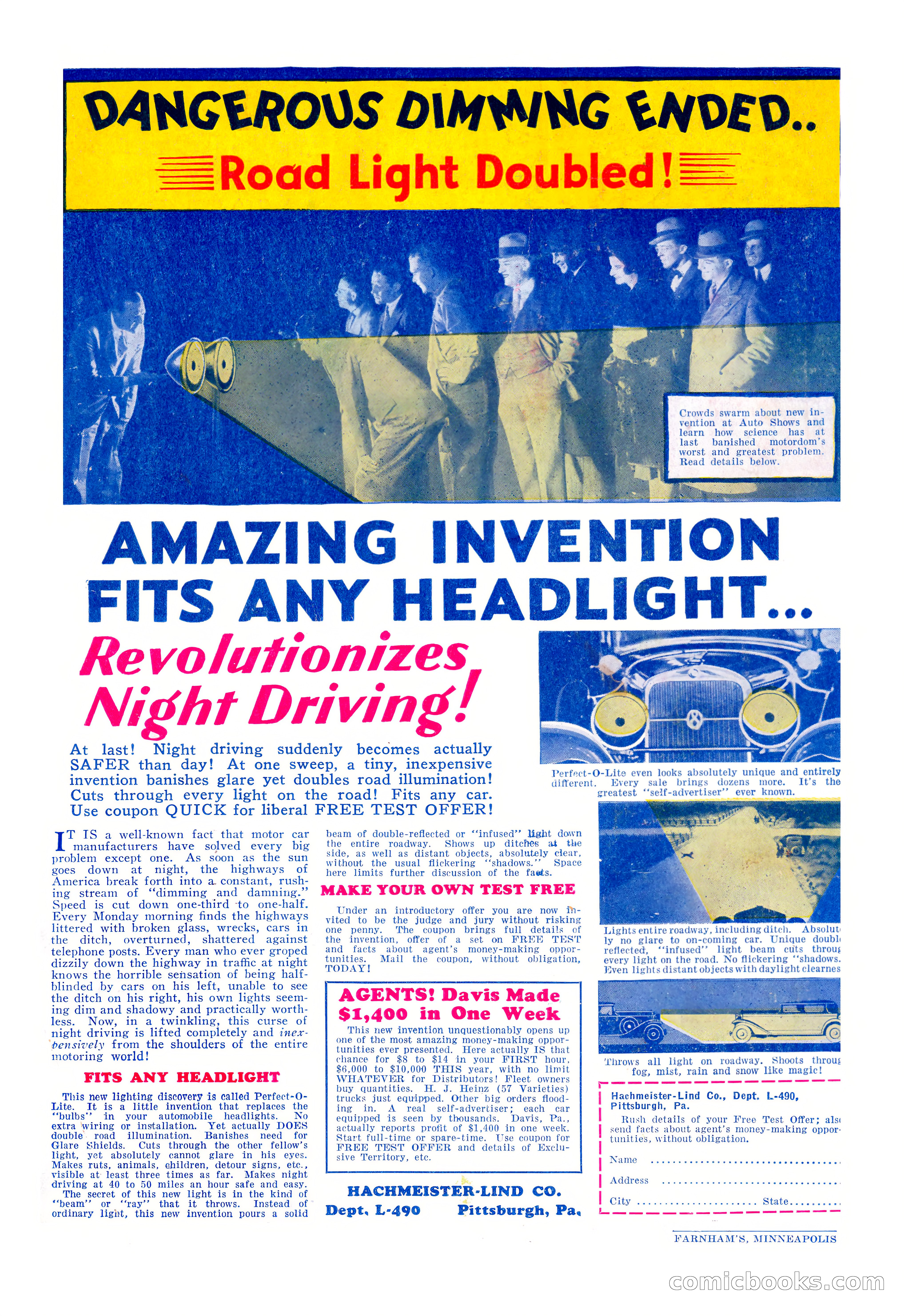 Battle Stories, August 1931 — page 164 of 164