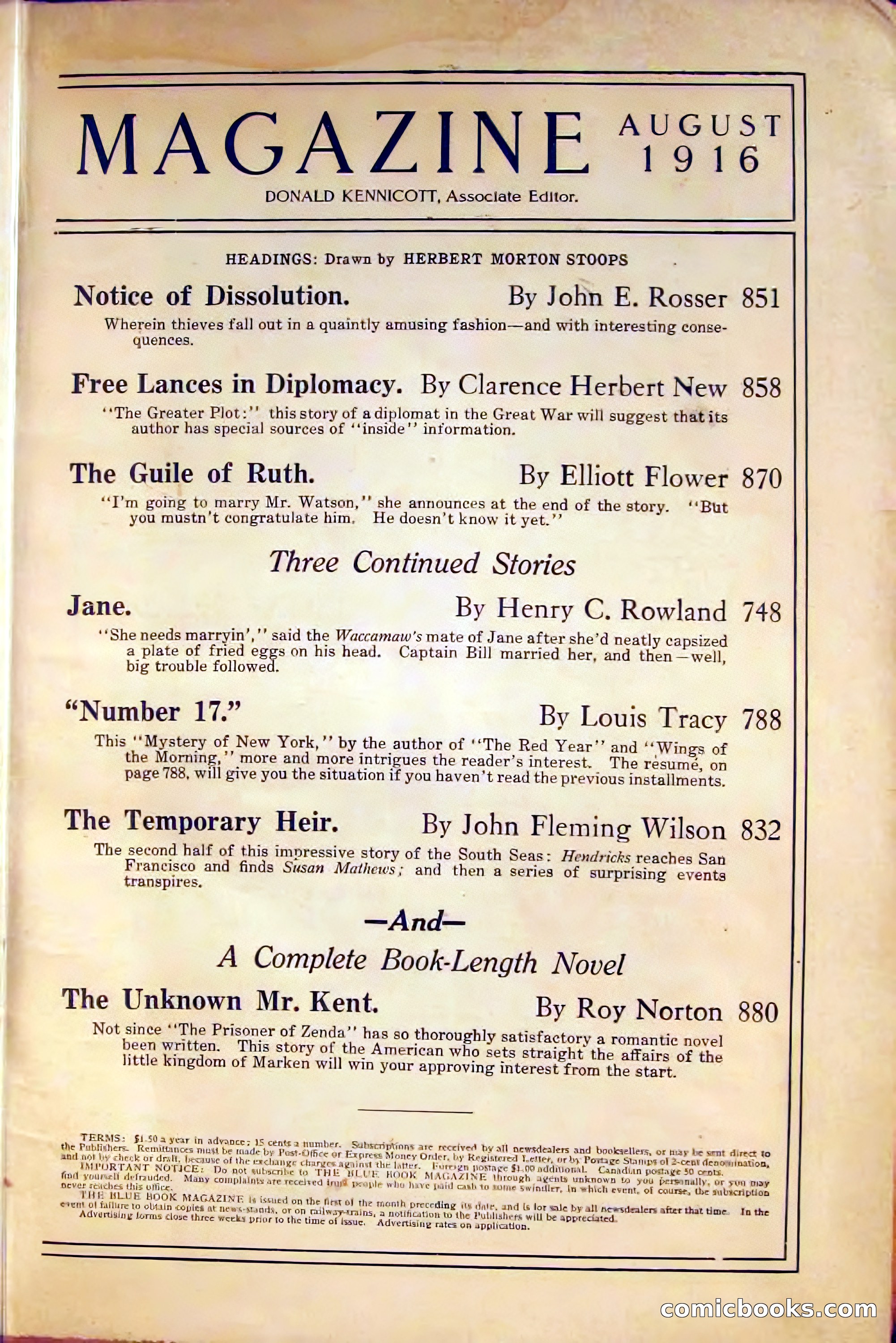 The Blue Book Magazine, August 1916 — page 5 of 260