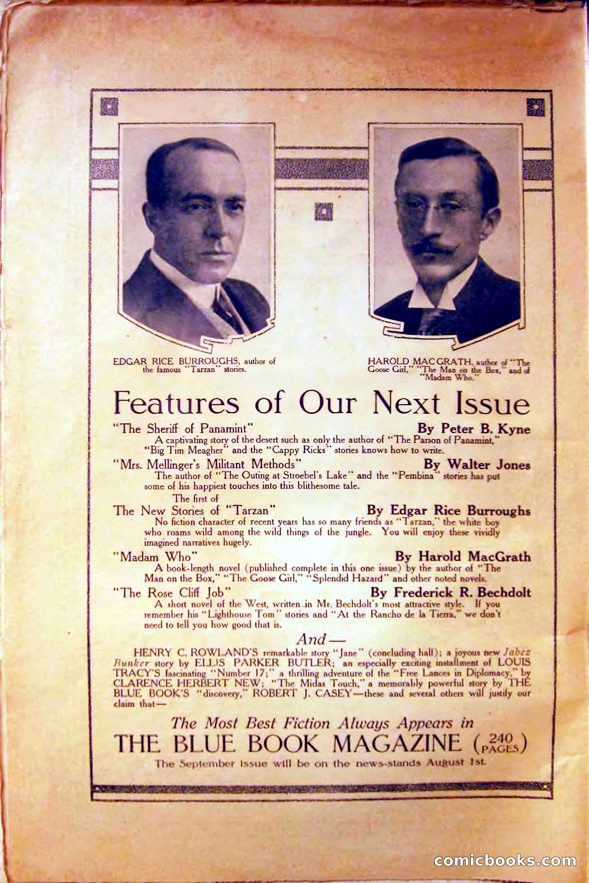 The Blue Book Magazine, August 1916 — page 6 of 260