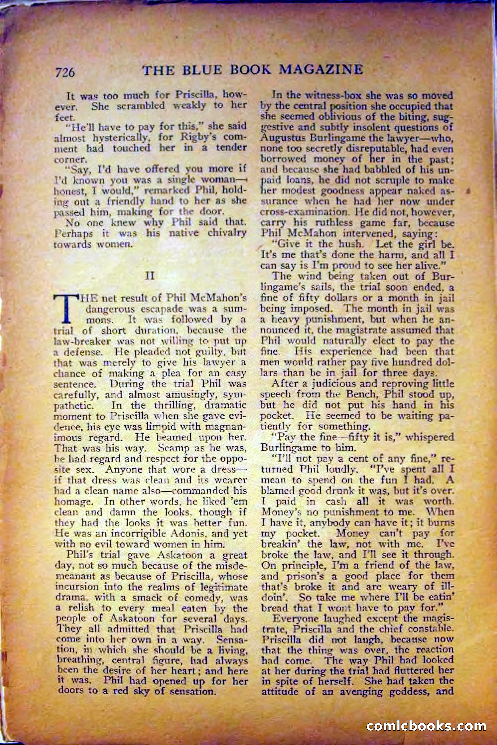 The Blue Book Magazine, August 1916 — page 12 of 260