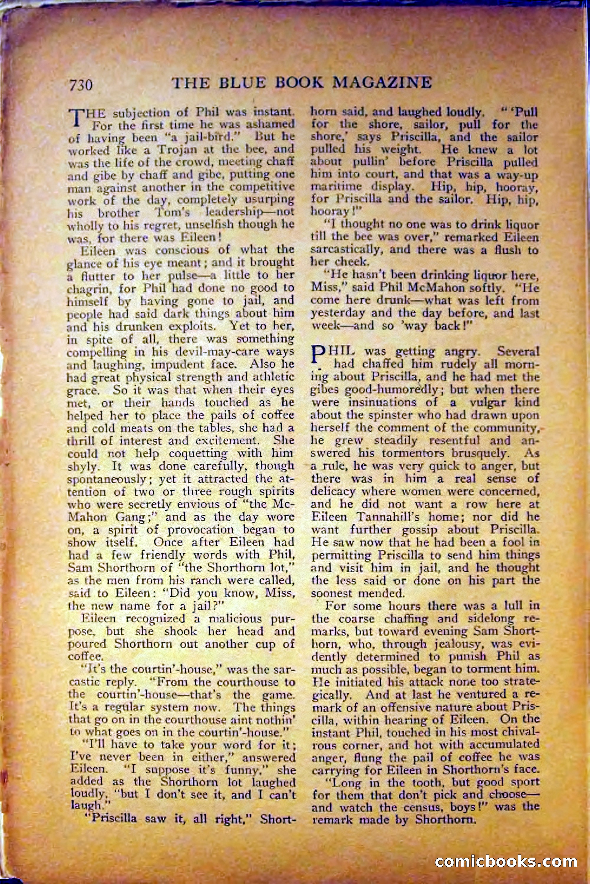The Blue Book Magazine, August 1916 — page 16 of 260