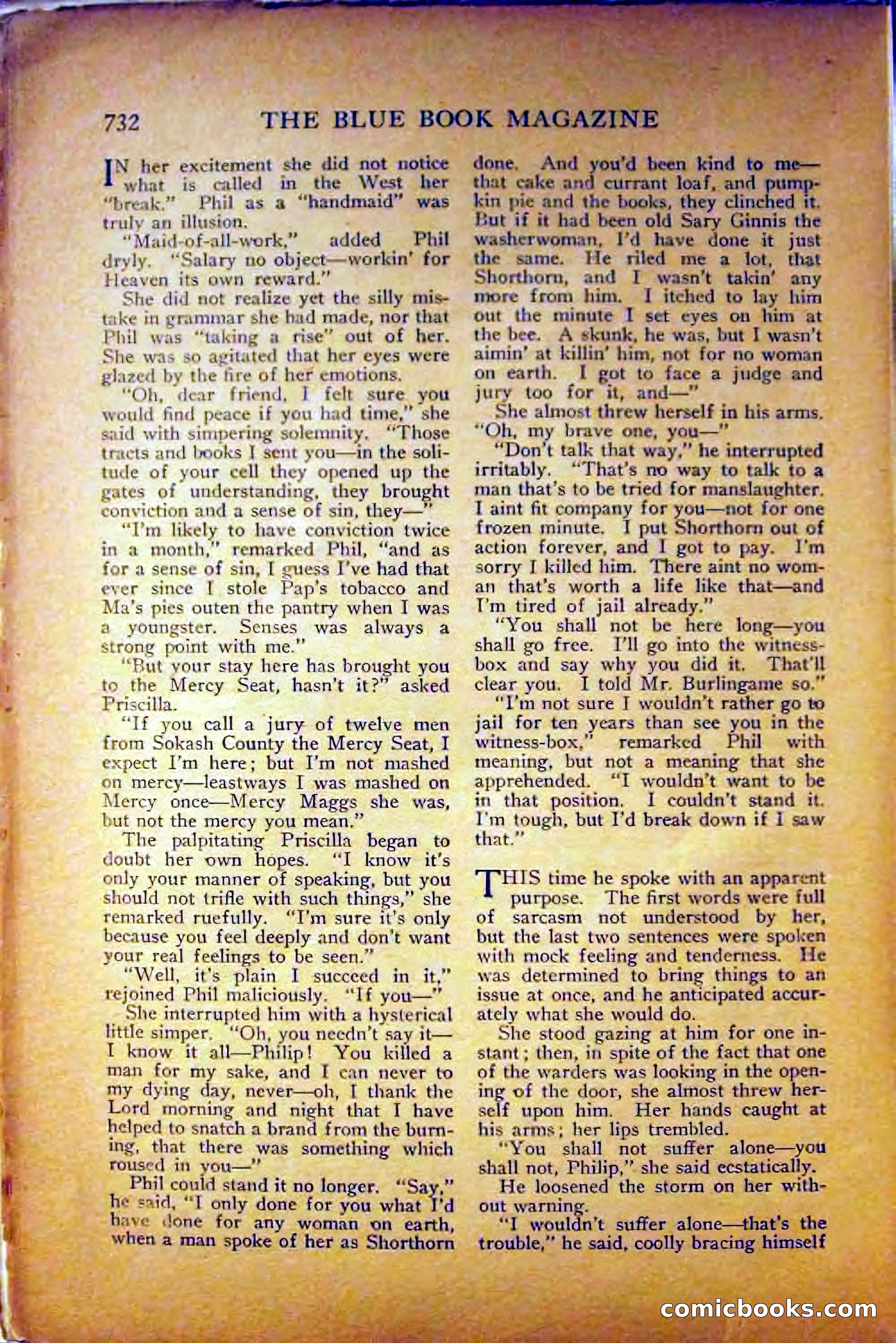 The Blue Book Magazine, August 1916 — page 18 of 260