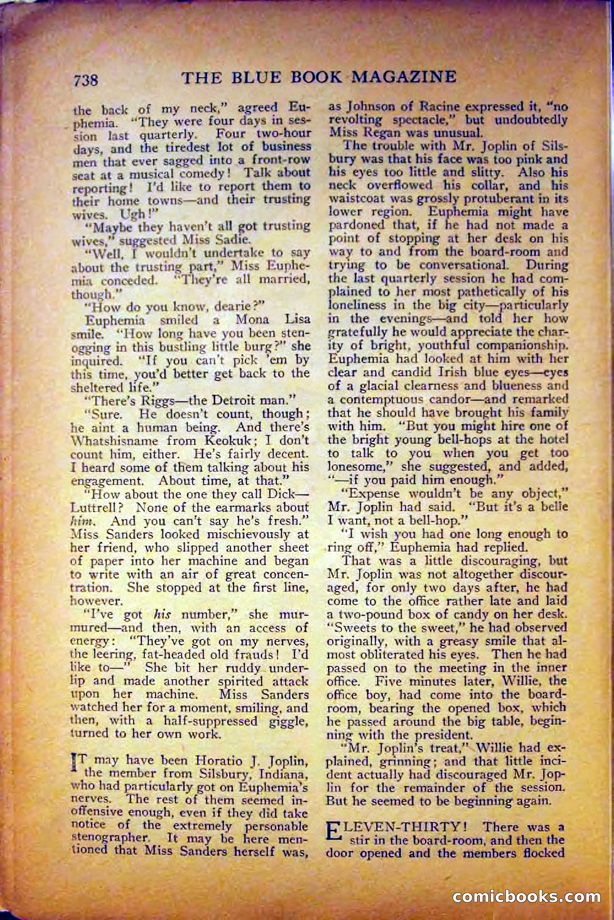 The Blue Book Magazine, August 1916 — page 24 of 260