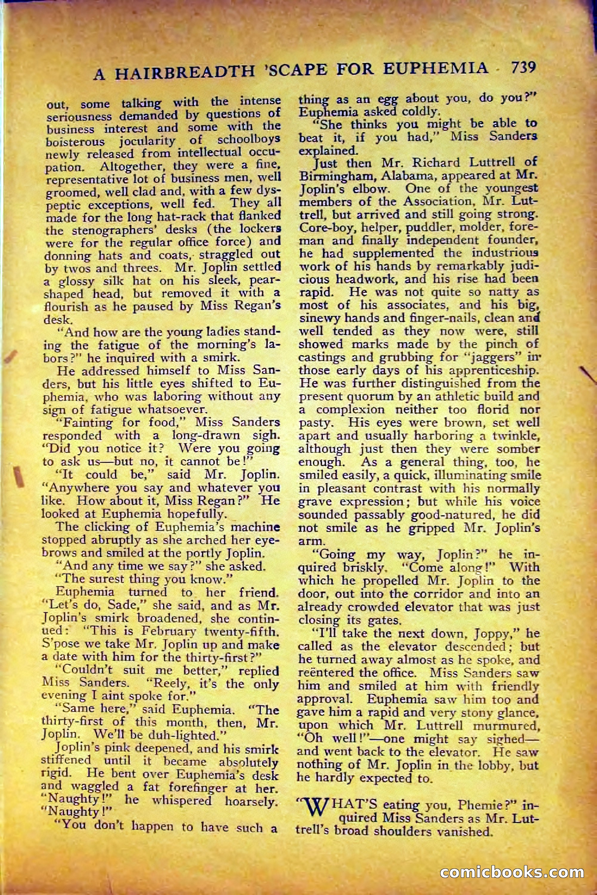 The Blue Book Magazine, August 1916 — page 25 of 260