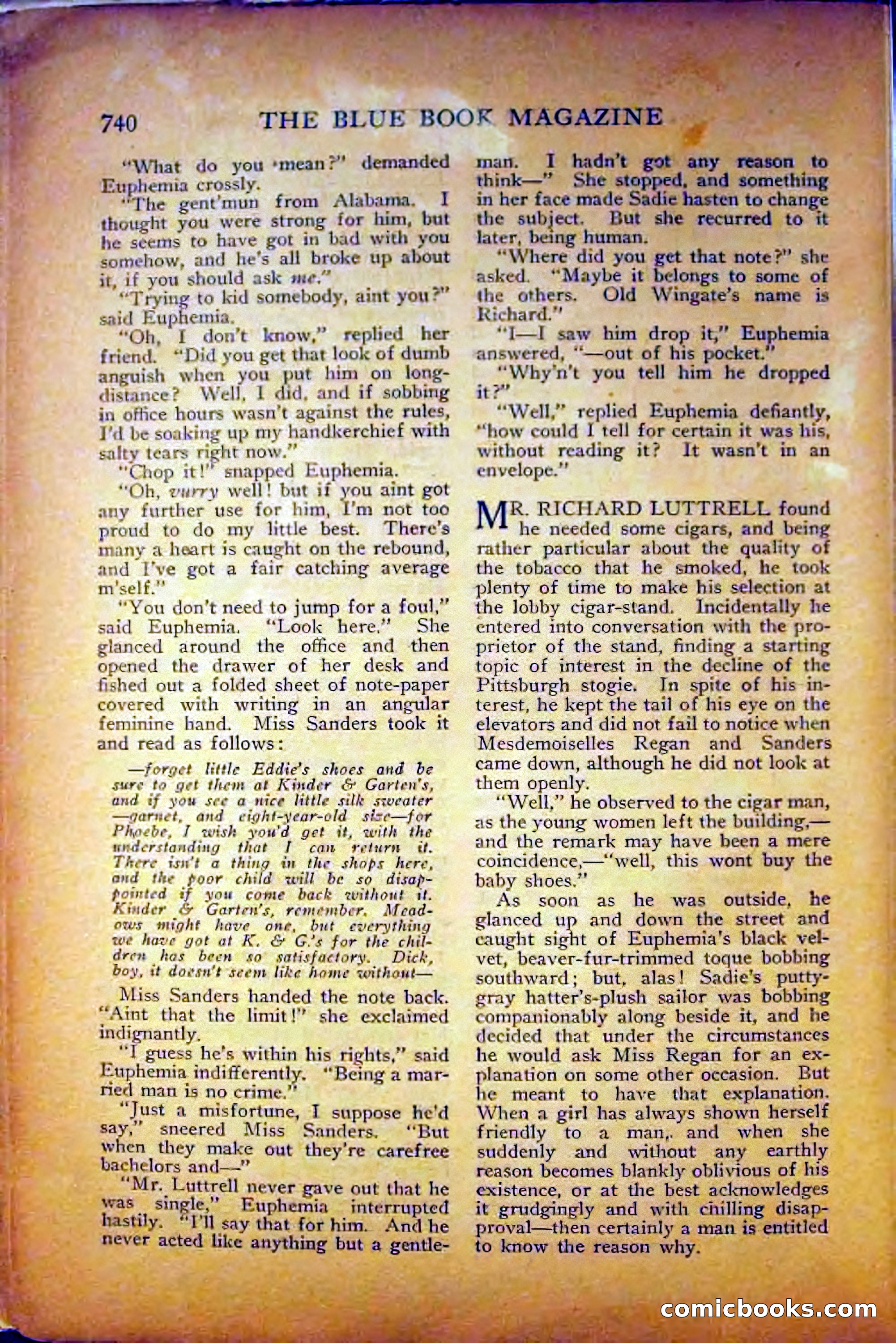 The Blue Book Magazine, August 1916 — page 26 of 260