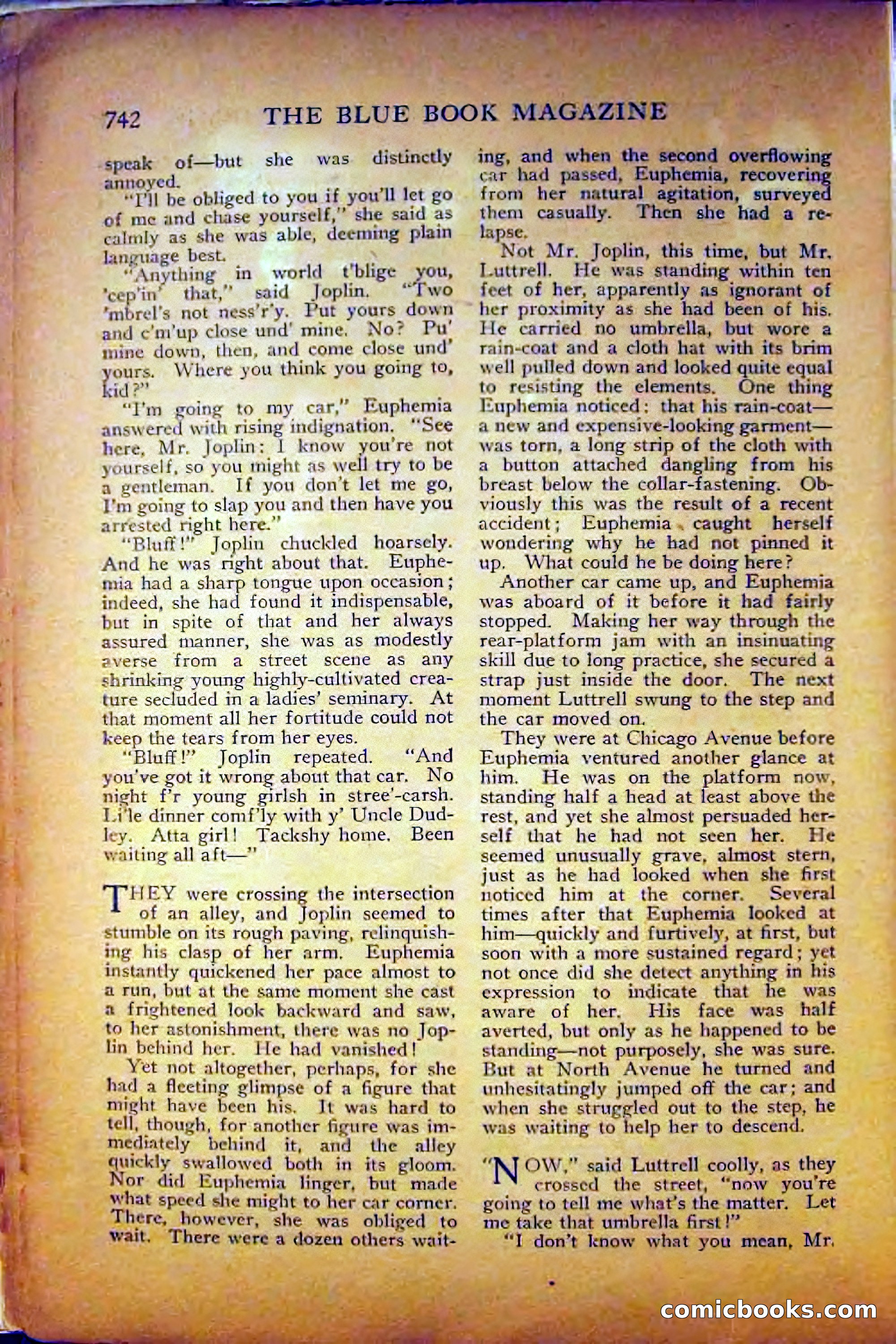 The Blue Book Magazine, August 1916 — page 28 of 260