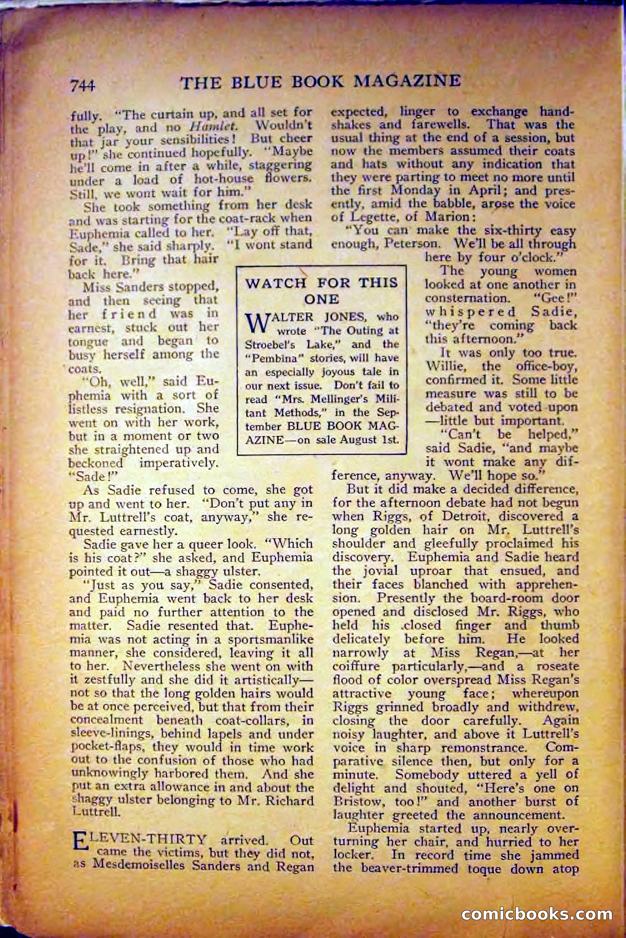 The Blue Book Magazine, August 1916 — page 30 of 260