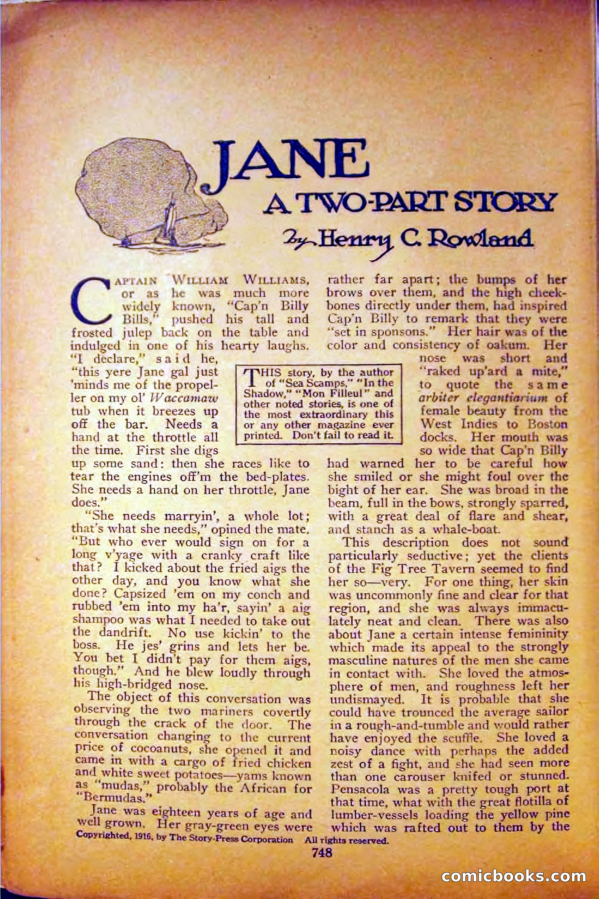 The Blue Book Magazine, August 1916 — page 34 of 260