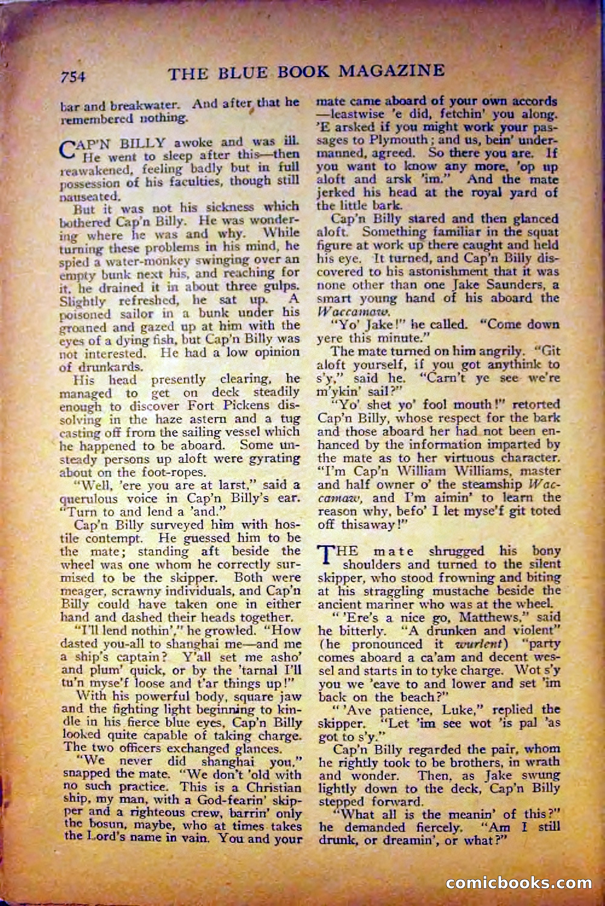 The Blue Book Magazine, August 1916 — page 40 of 260