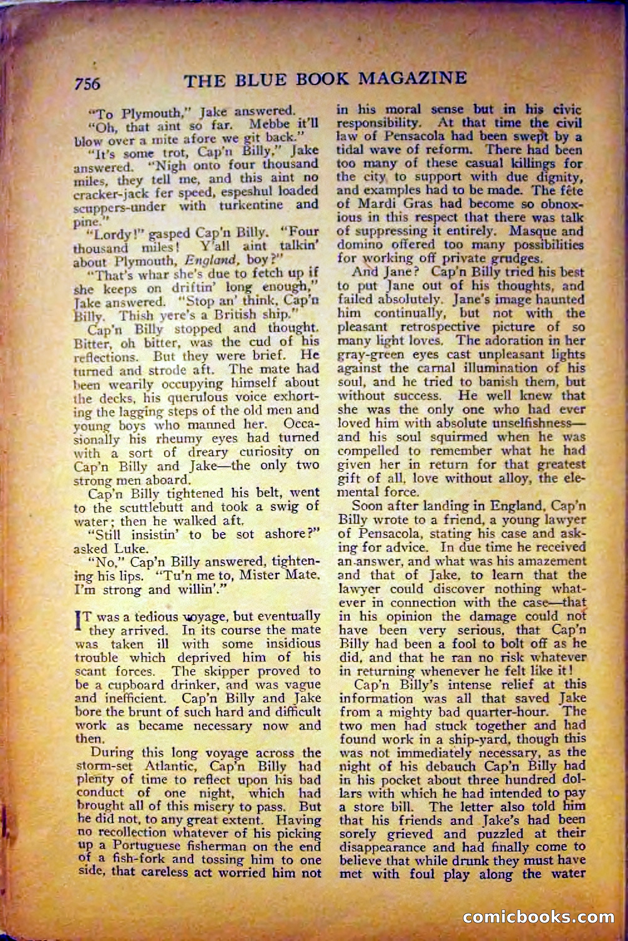 The Blue Book Magazine, August 1916 — page 42 of 260