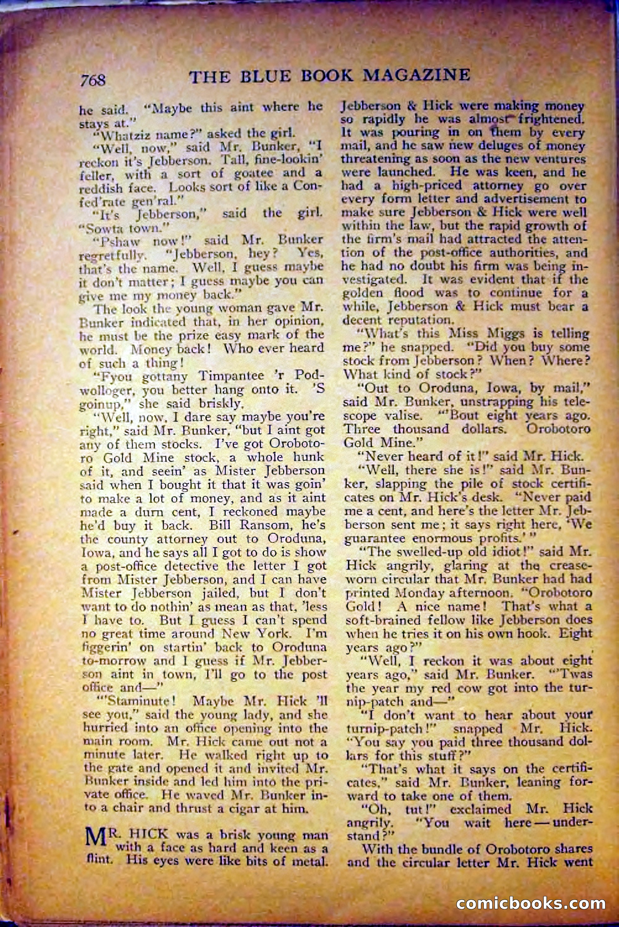 The Blue Book Magazine, August 1916 — page 54 of 260