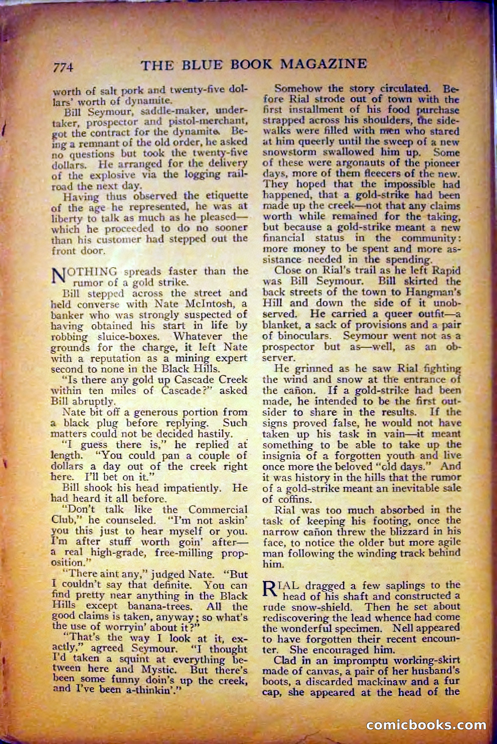 The Blue Book Magazine, August 1916 — page 60 of 260