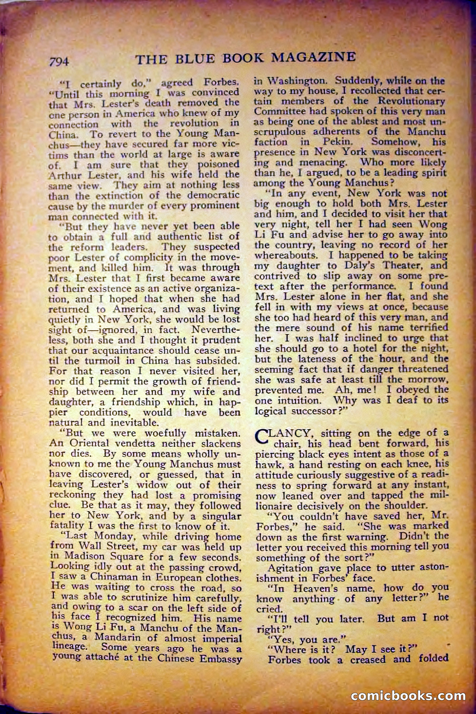 The Blue Book Magazine, August 1916 — page 80 of 260