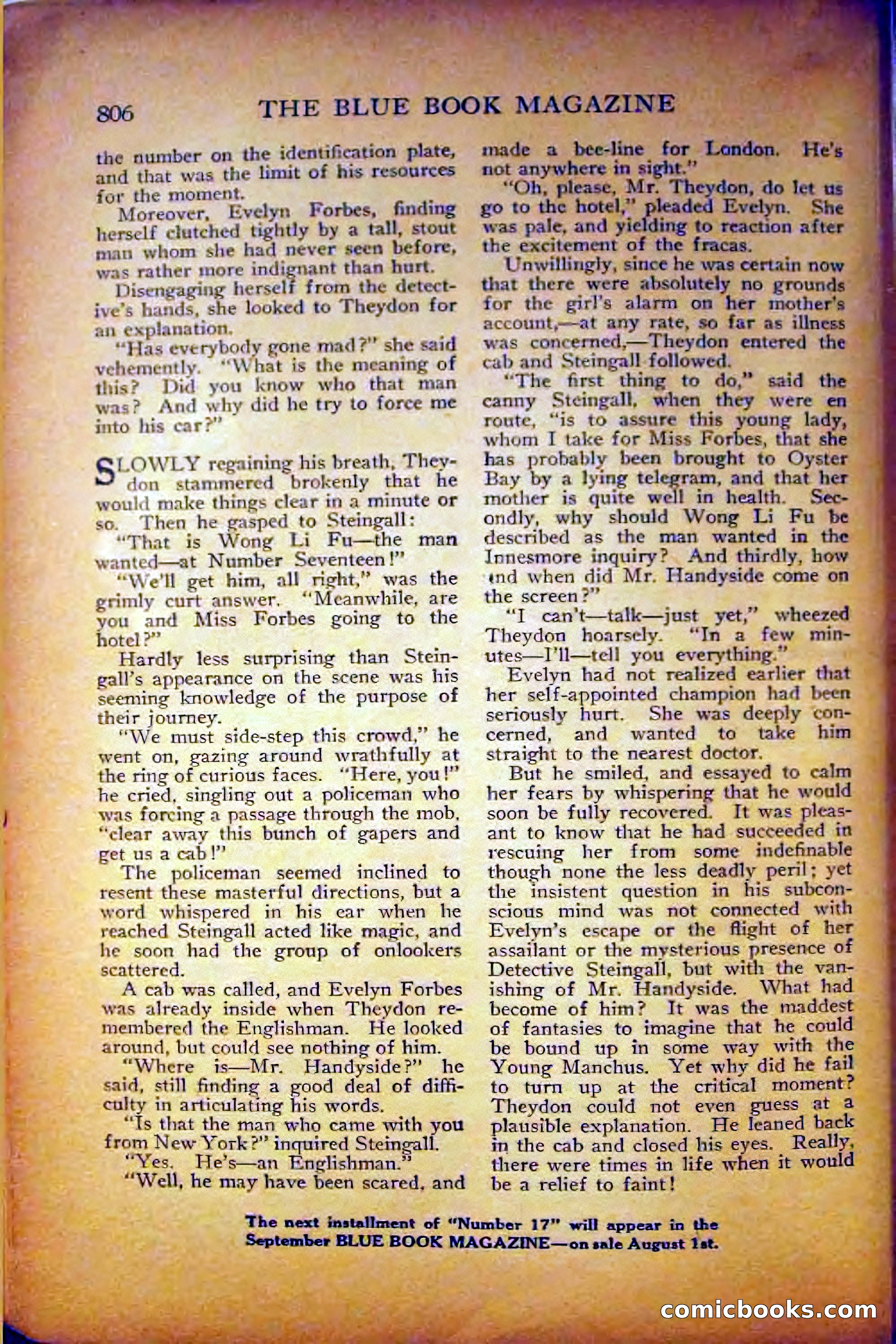 The Blue Book Magazine, August 1916 — page 92 of 260