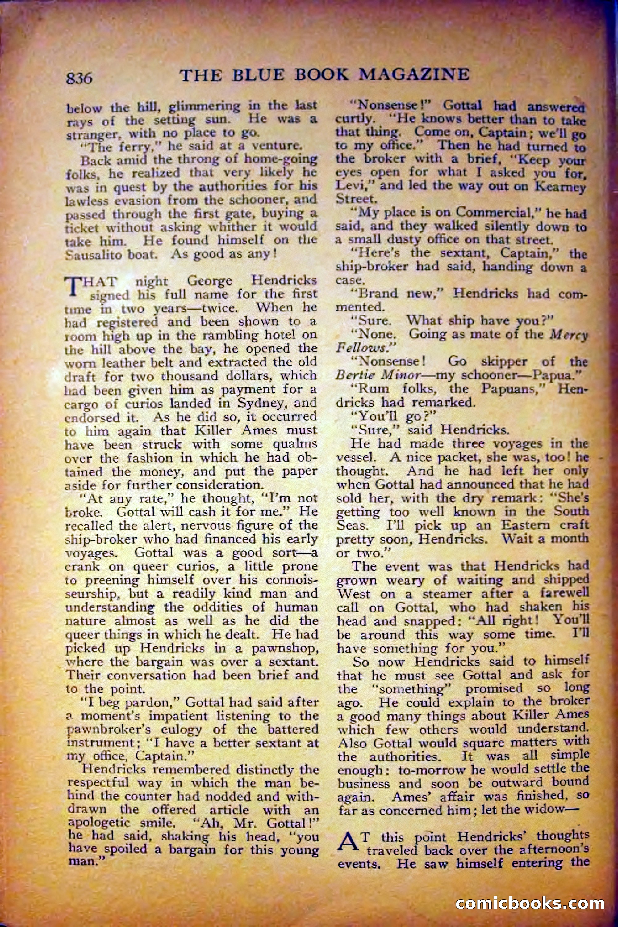 The Blue Book Magazine, August 1916 — page 122 of 260