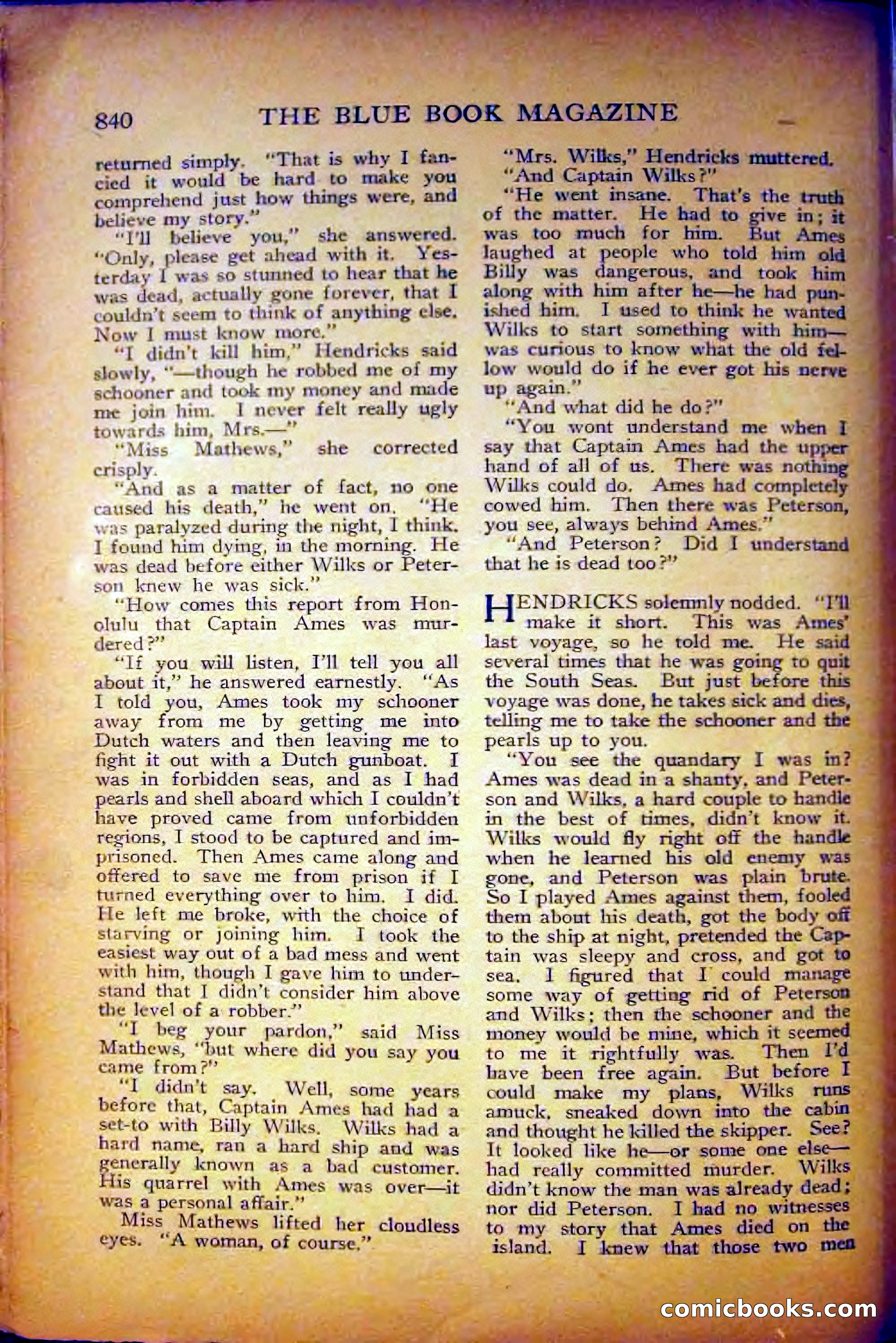 The Blue Book Magazine, August 1916 — page 126 of 260