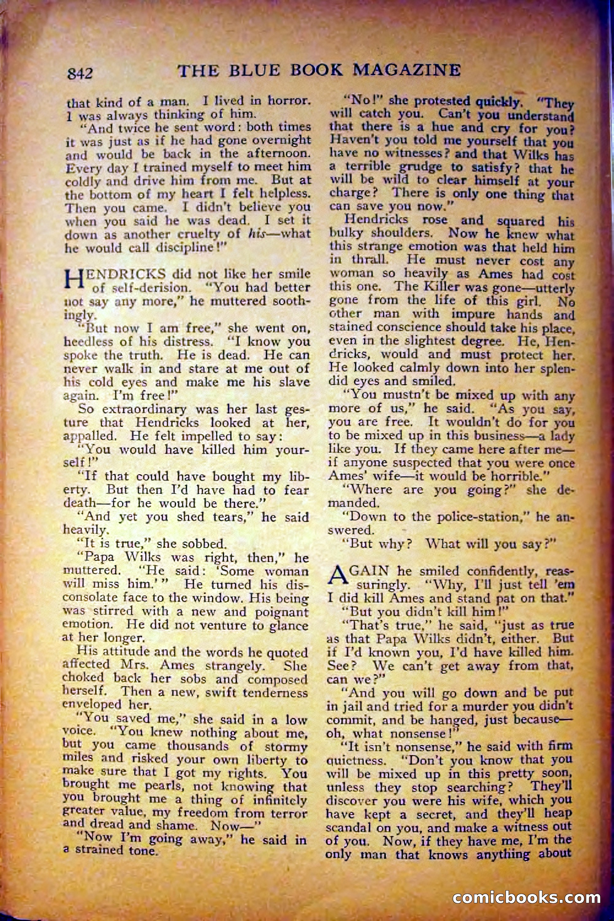 The Blue Book Magazine, August 1916 — page 128 of 260