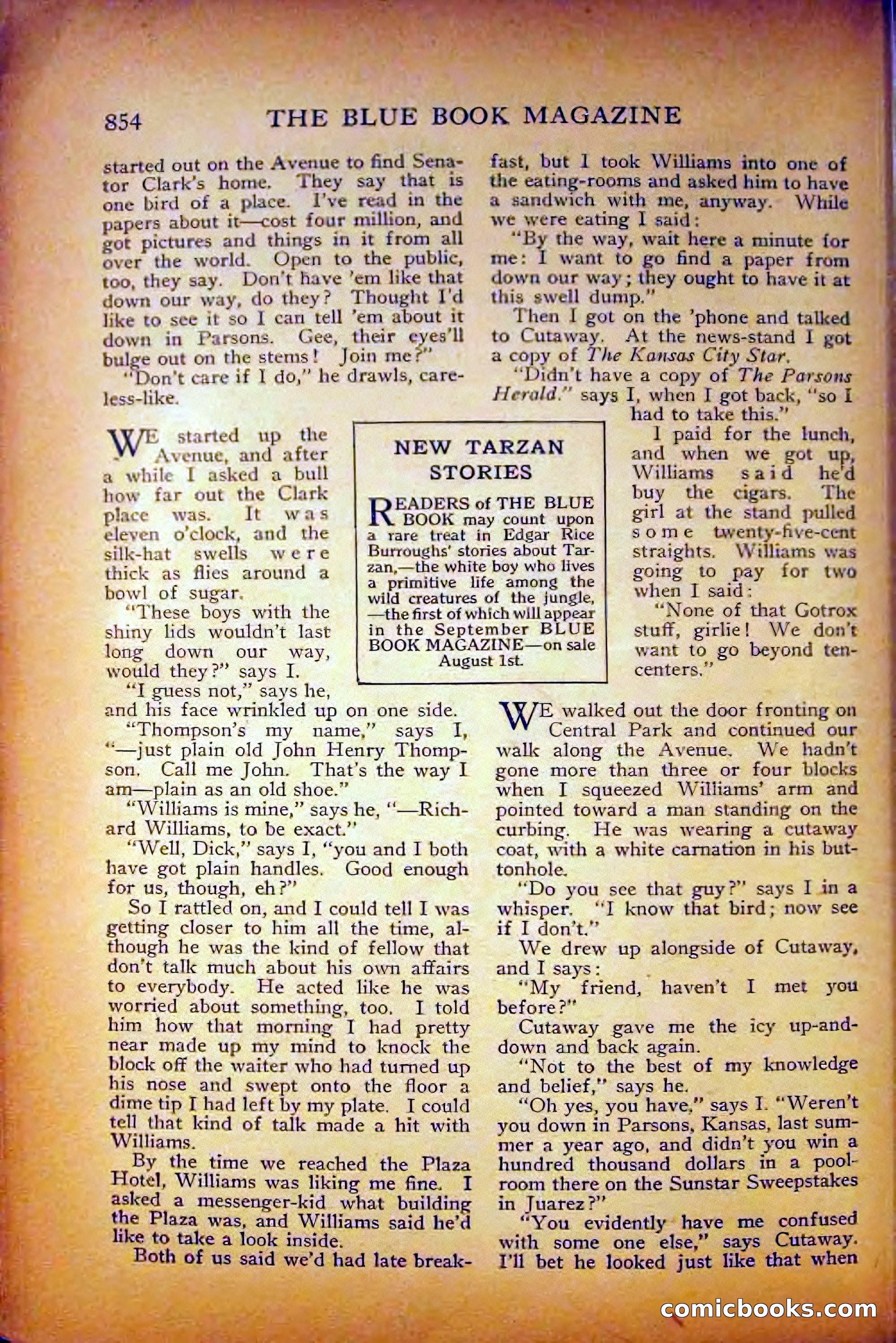 The Blue Book Magazine, August 1916 — page 140 of 260