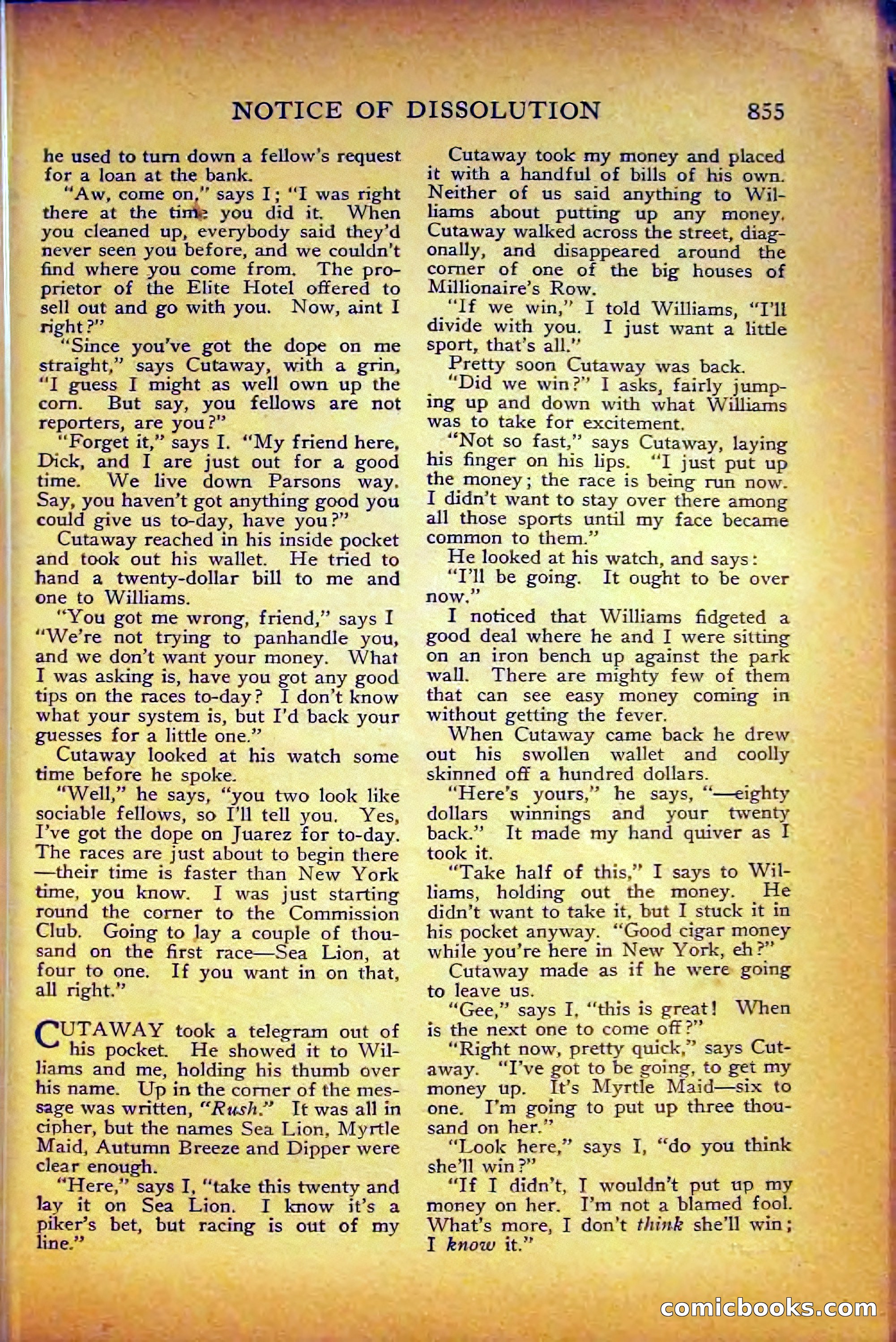 The Blue Book Magazine, August 1916 — page 141 of 260