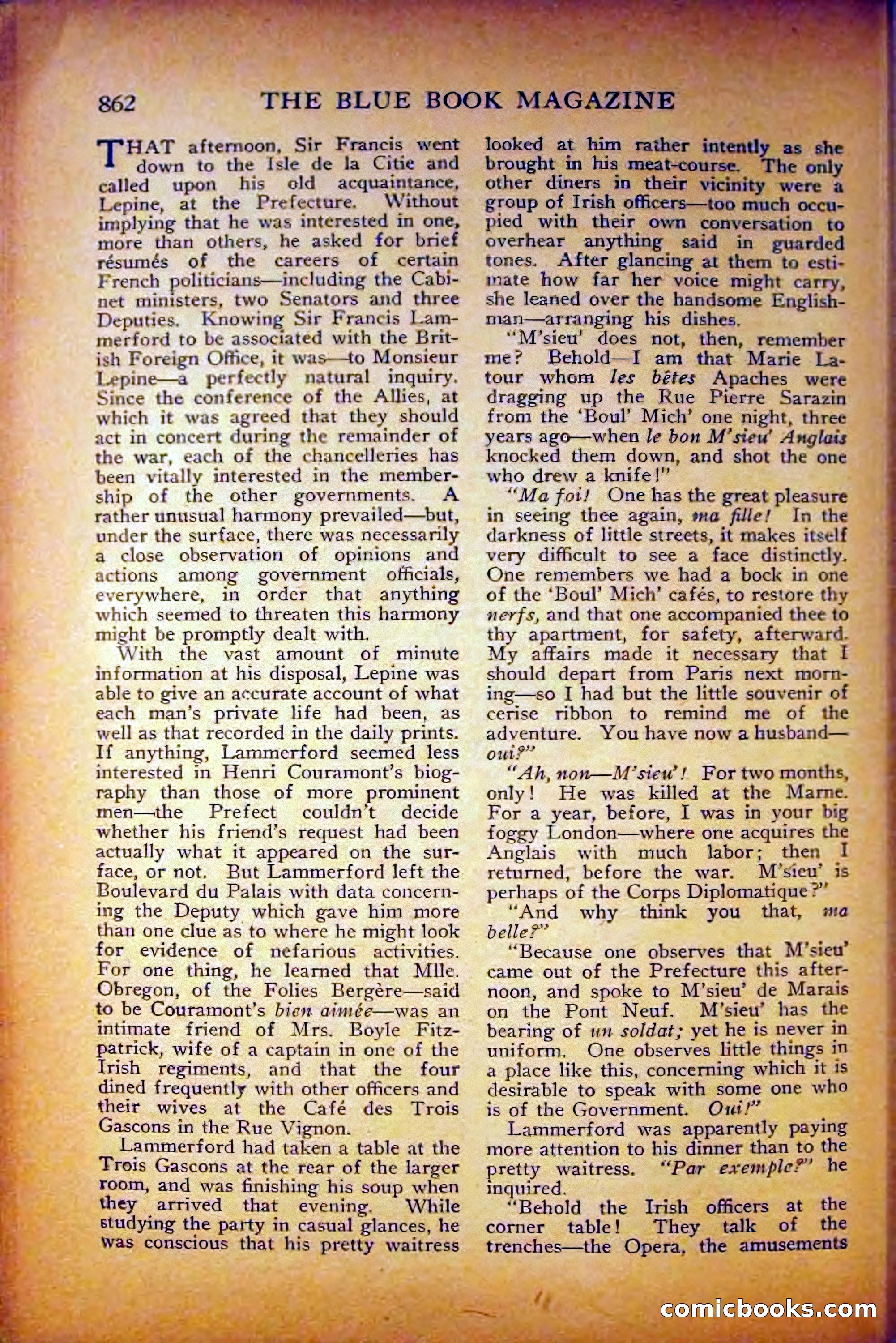 The Blue Book Magazine, August 1916 — page 148 of 260