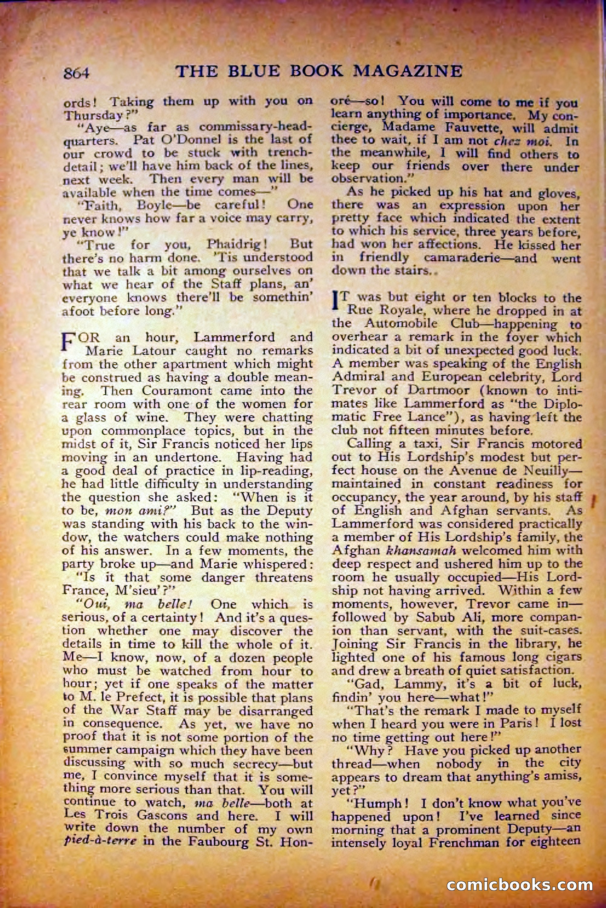 The Blue Book Magazine, August 1916 — page 150 of 260