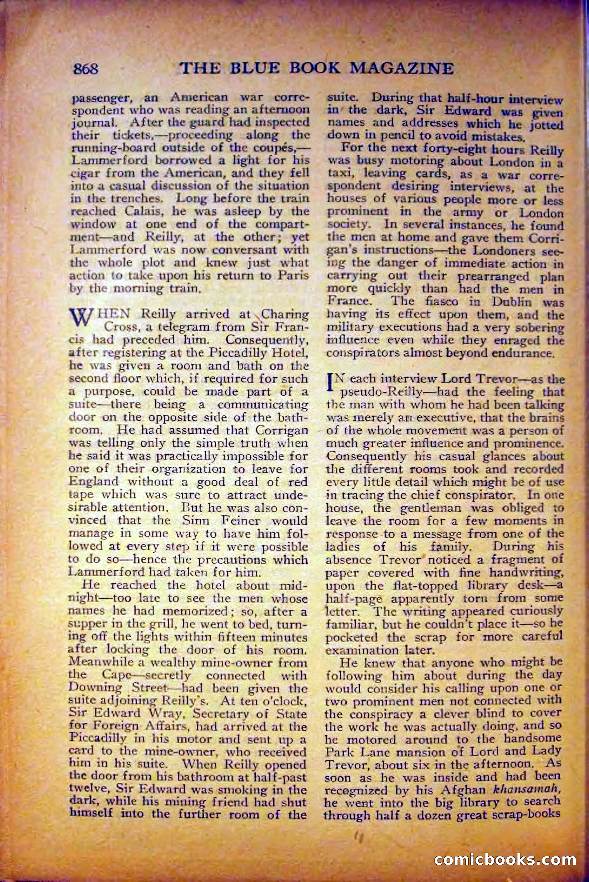 The Blue Book Magazine, August 1916 — page 154 of 260