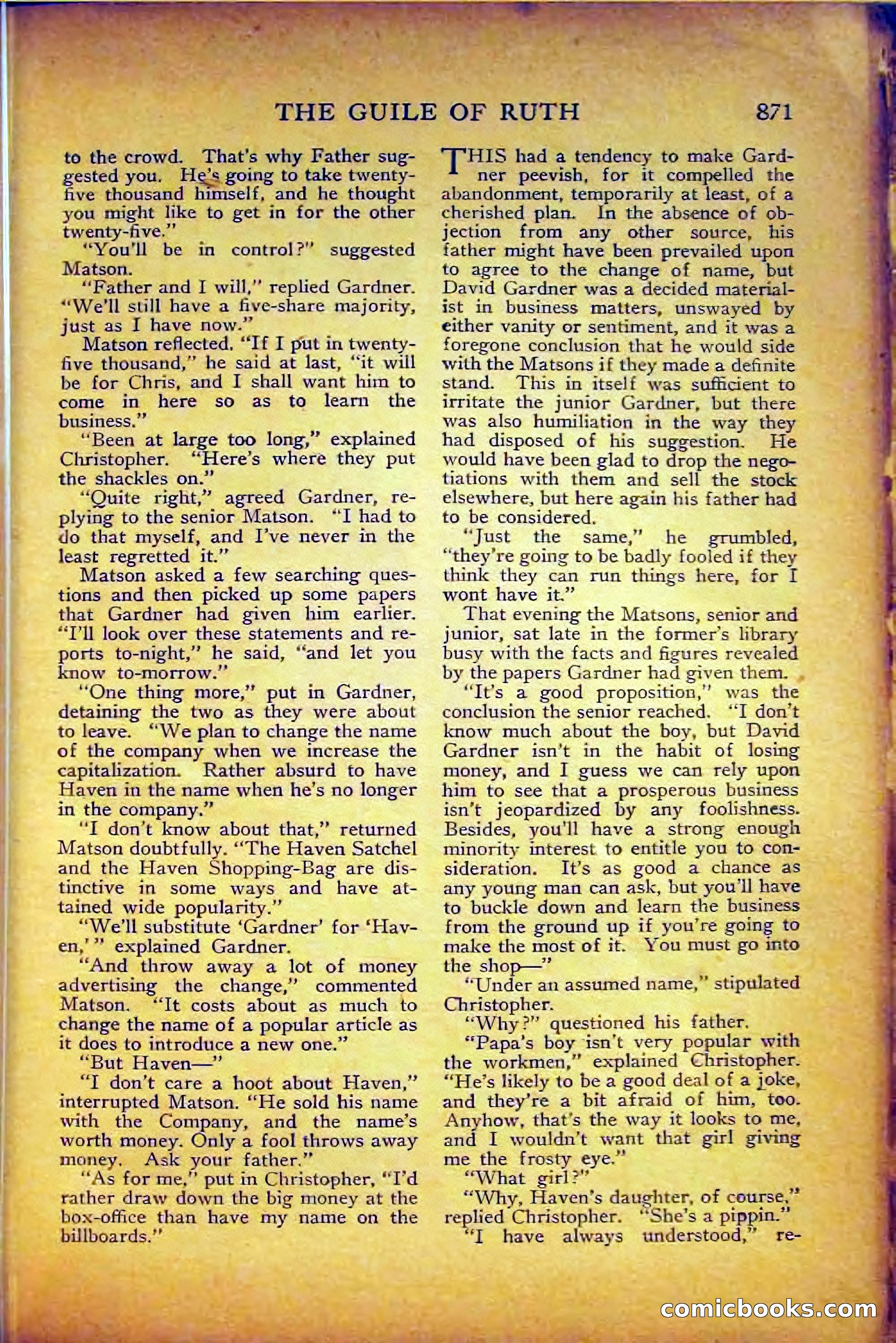 The Blue Book Magazine, August 1916 — page 157 of 260