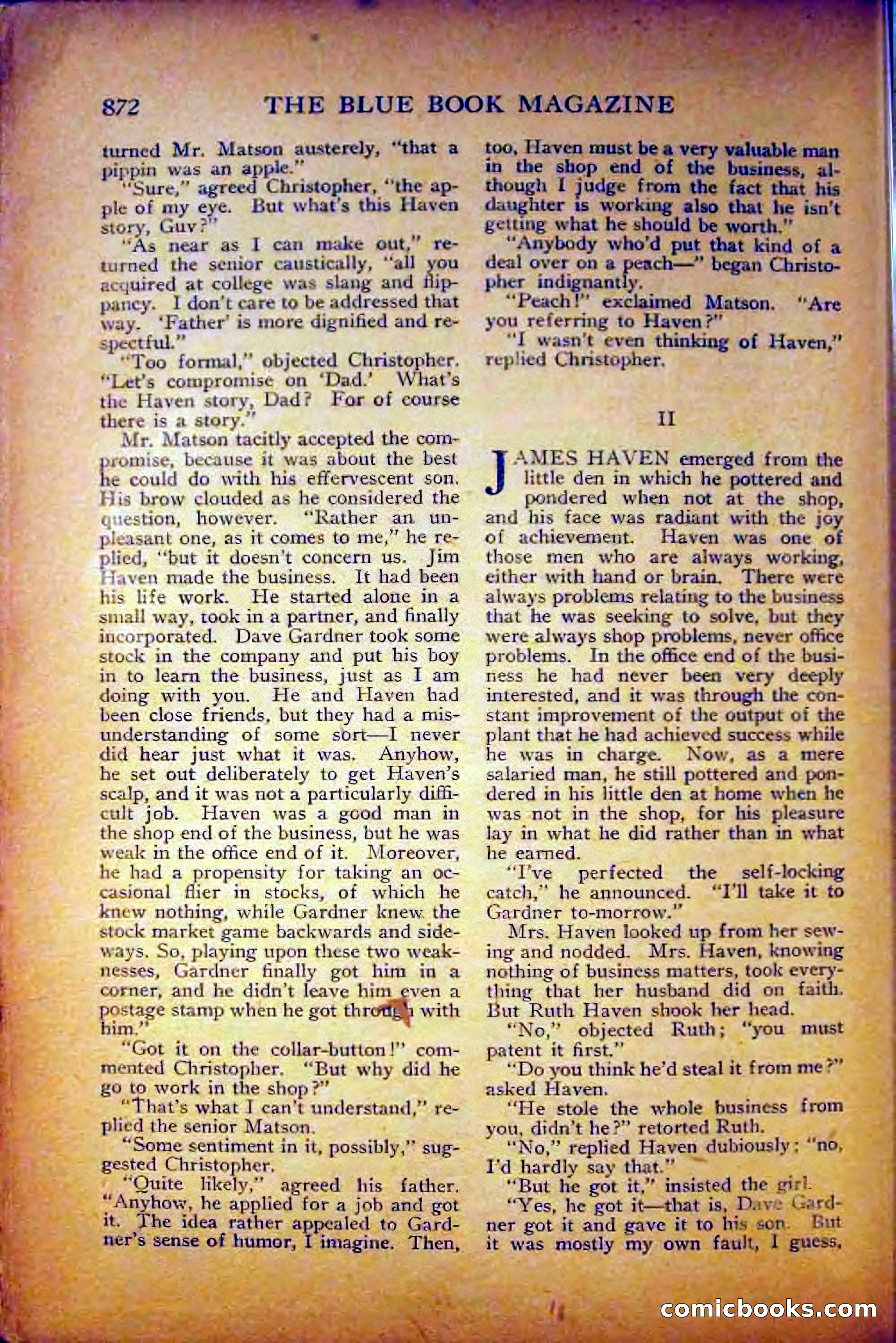 The Blue Book Magazine, August 1916 — page 158 of 260