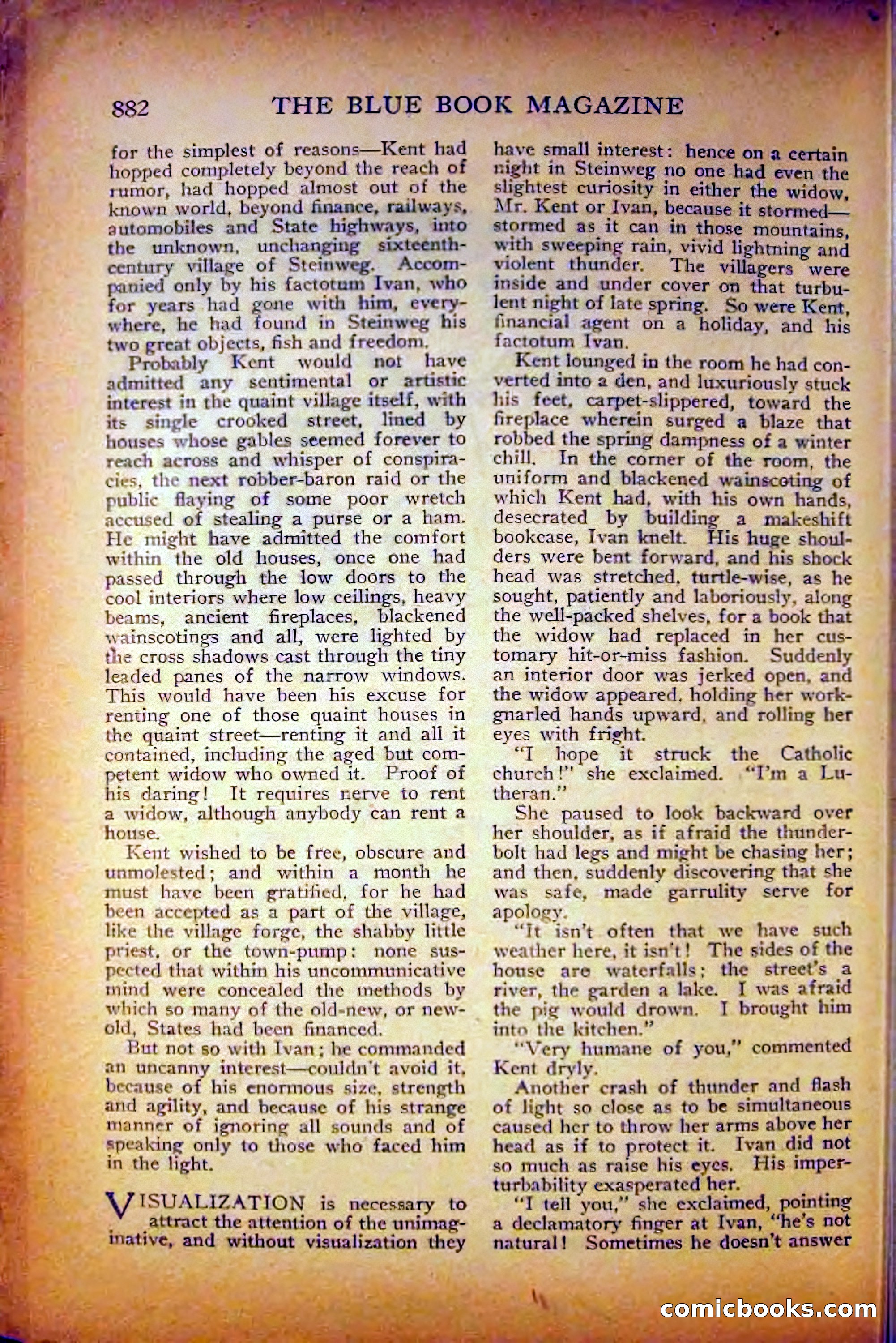The Blue Book Magazine, August 1916 — page 168 of 260