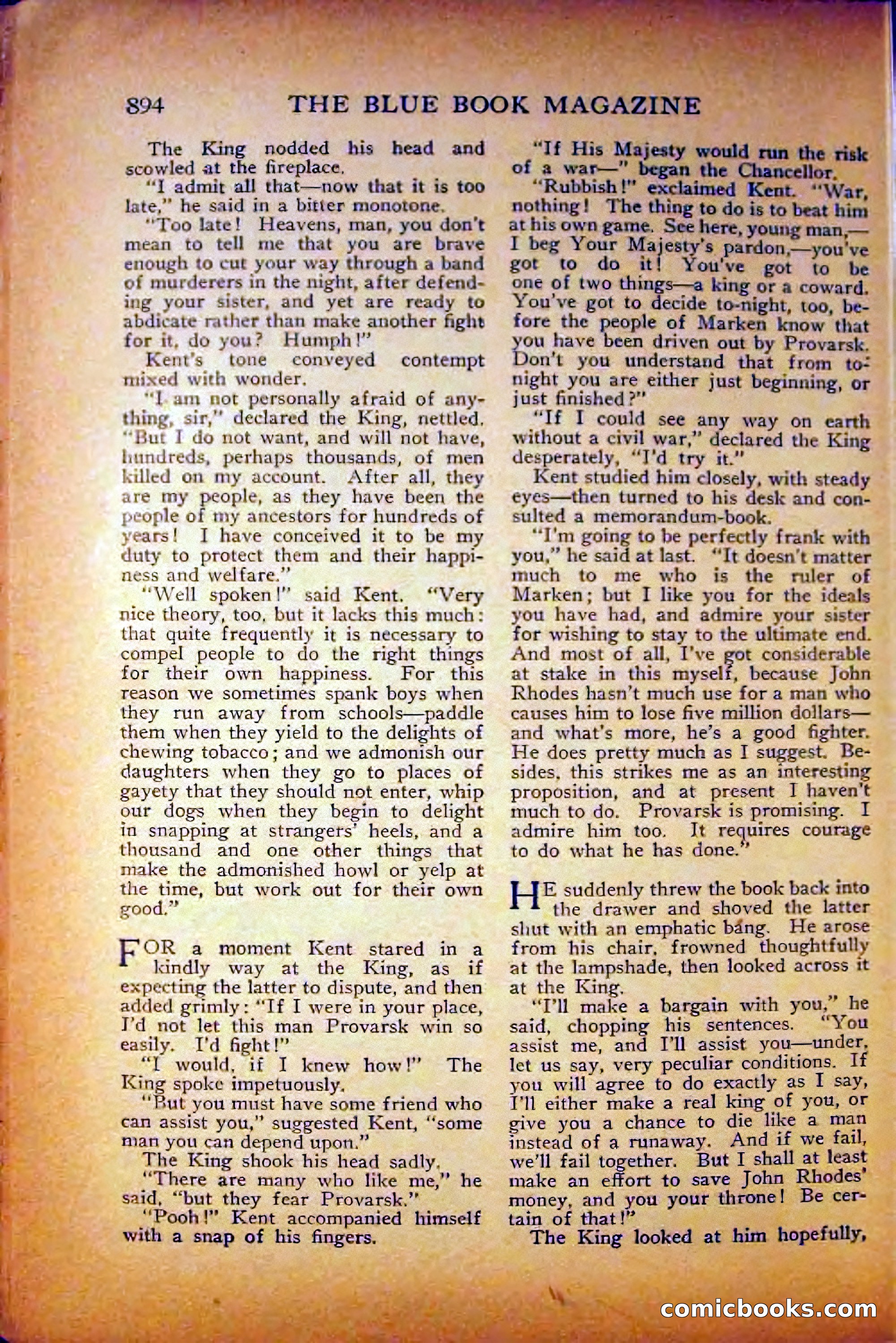 The Blue Book Magazine, August 1916 — page 180 of 260