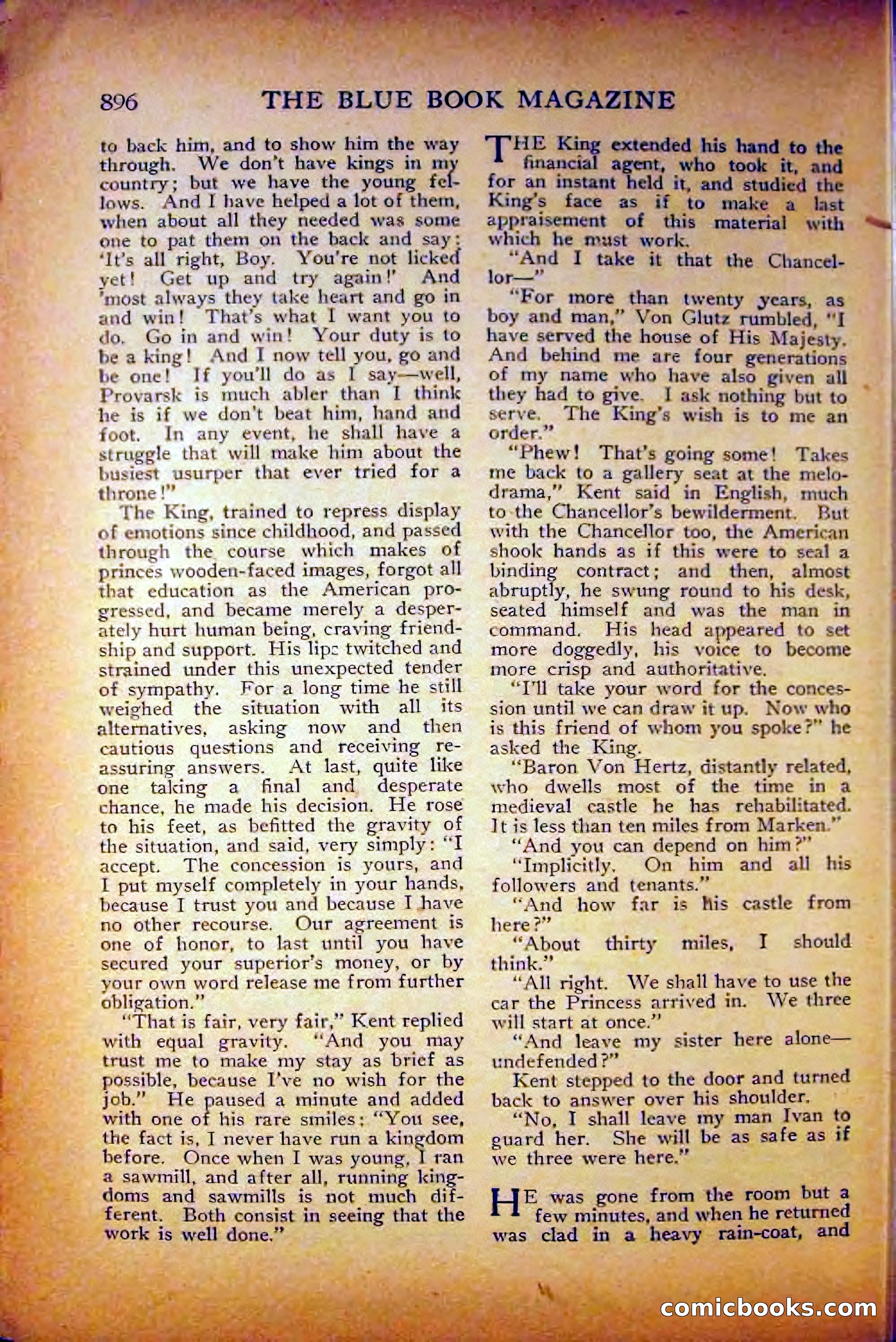The Blue Book Magazine, August 1916 — page 182 of 260