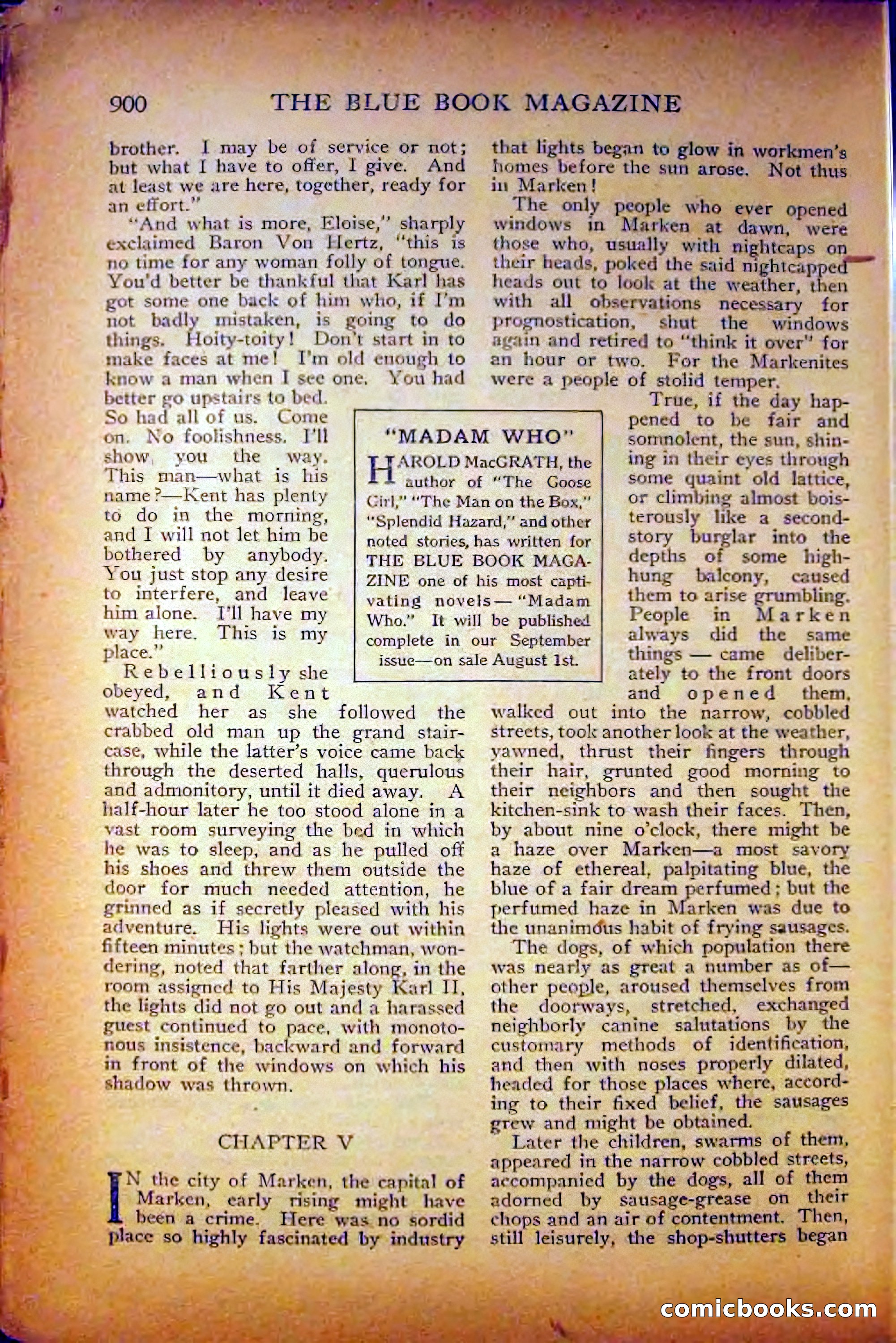 The Blue Book Magazine, August 1916 — page 186 of 260