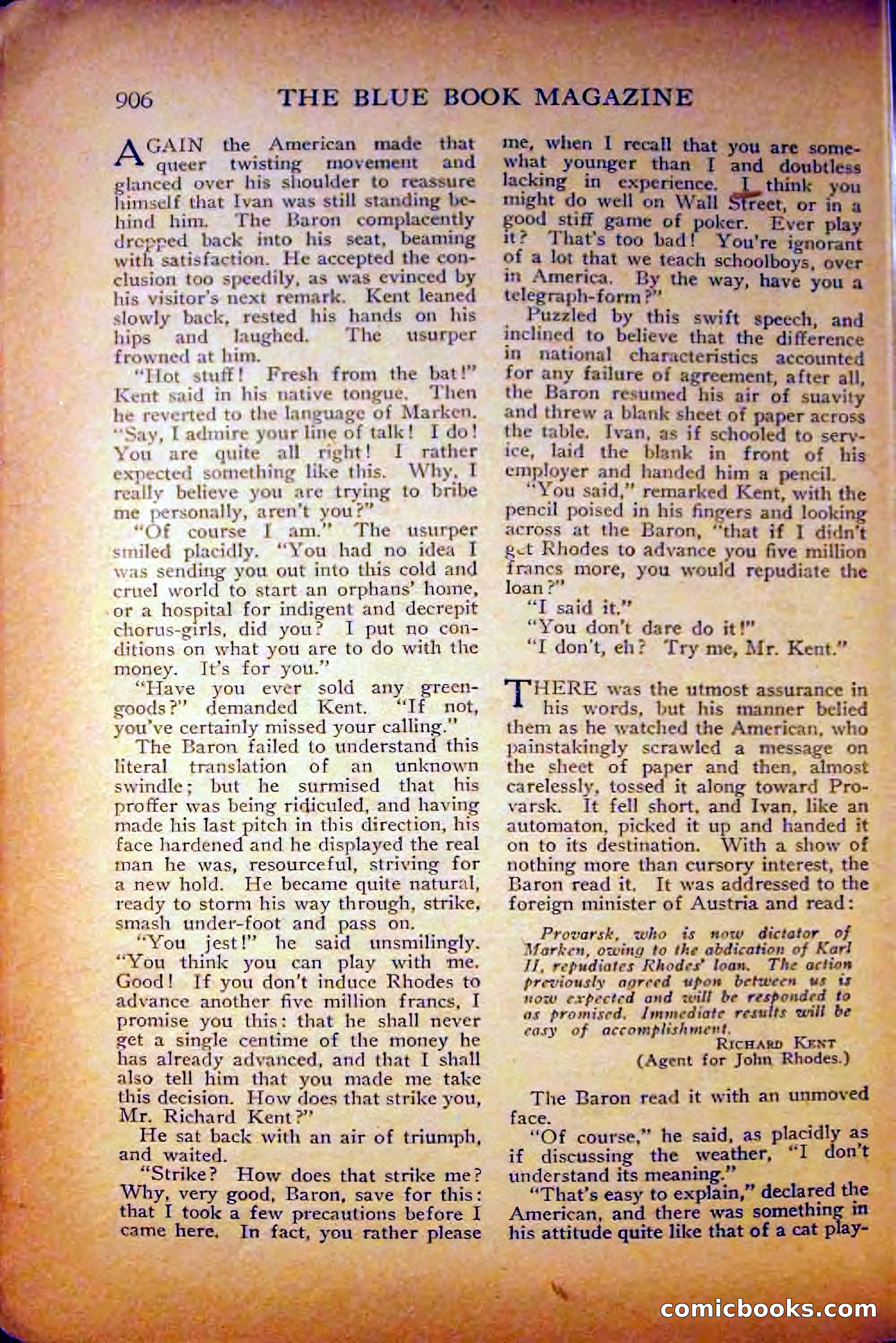 The Blue Book Magazine, August 1916 — page 192 of 260