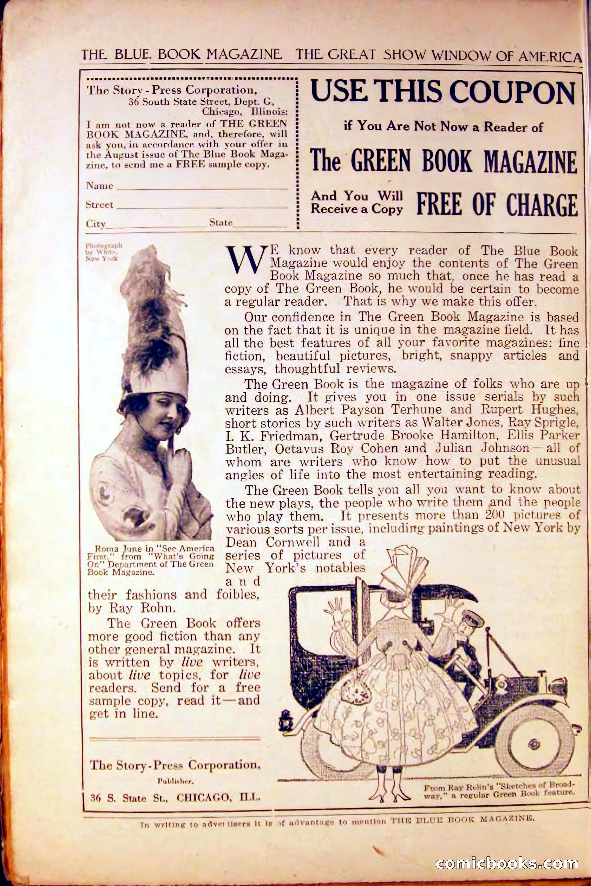 The Blue Book Magazine, August 1916 — page 252 of 260