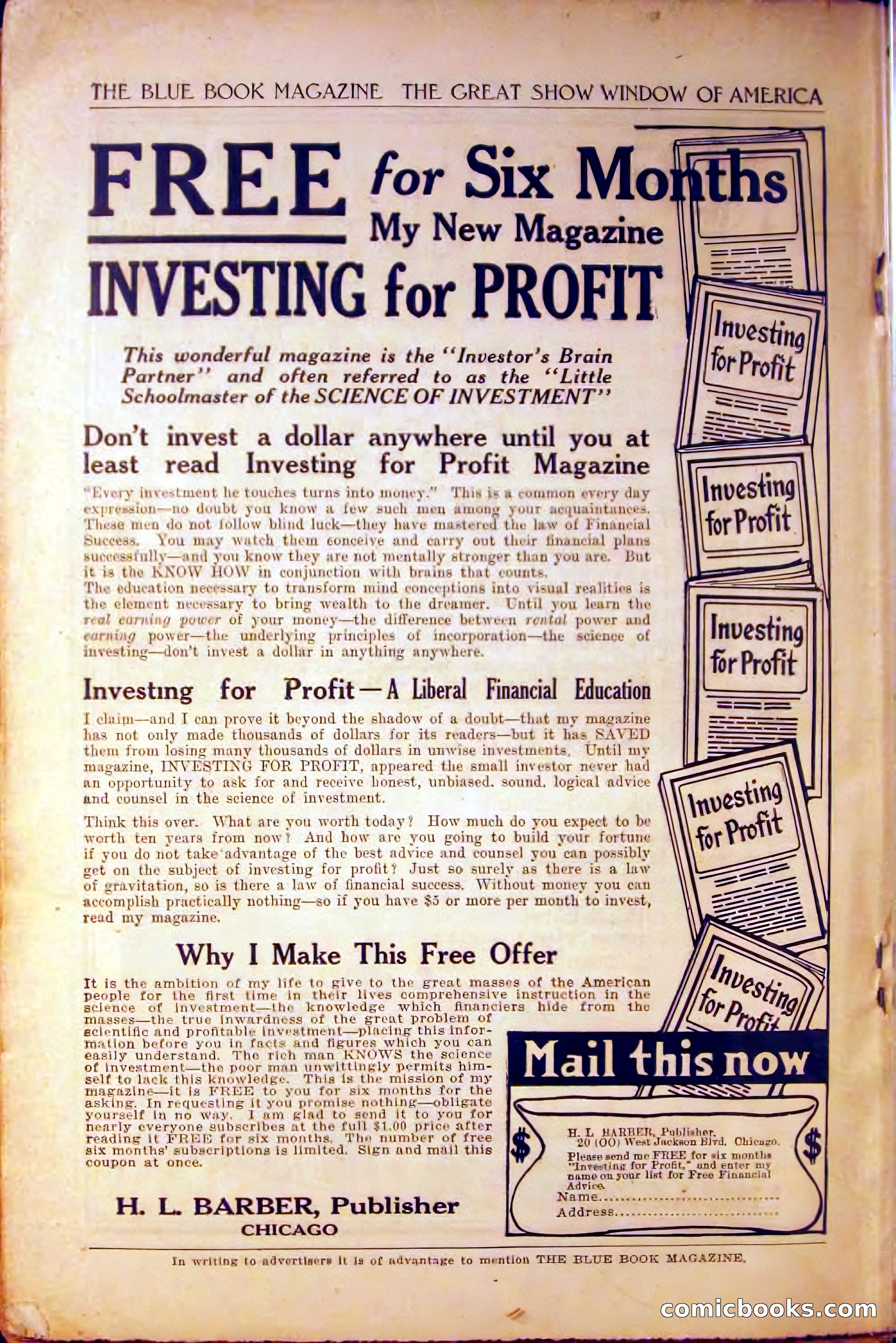 The Blue Book Magazine, August 1916 — page 258 of 260
