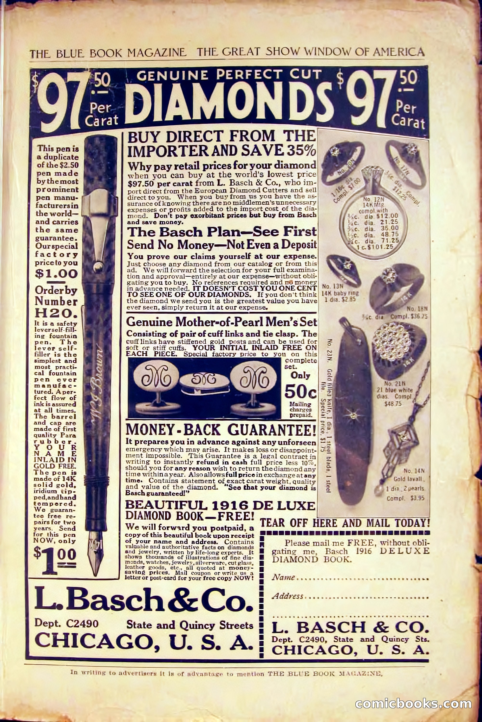 The Blue Book Magazine, August 1916 — page 259 of 260
