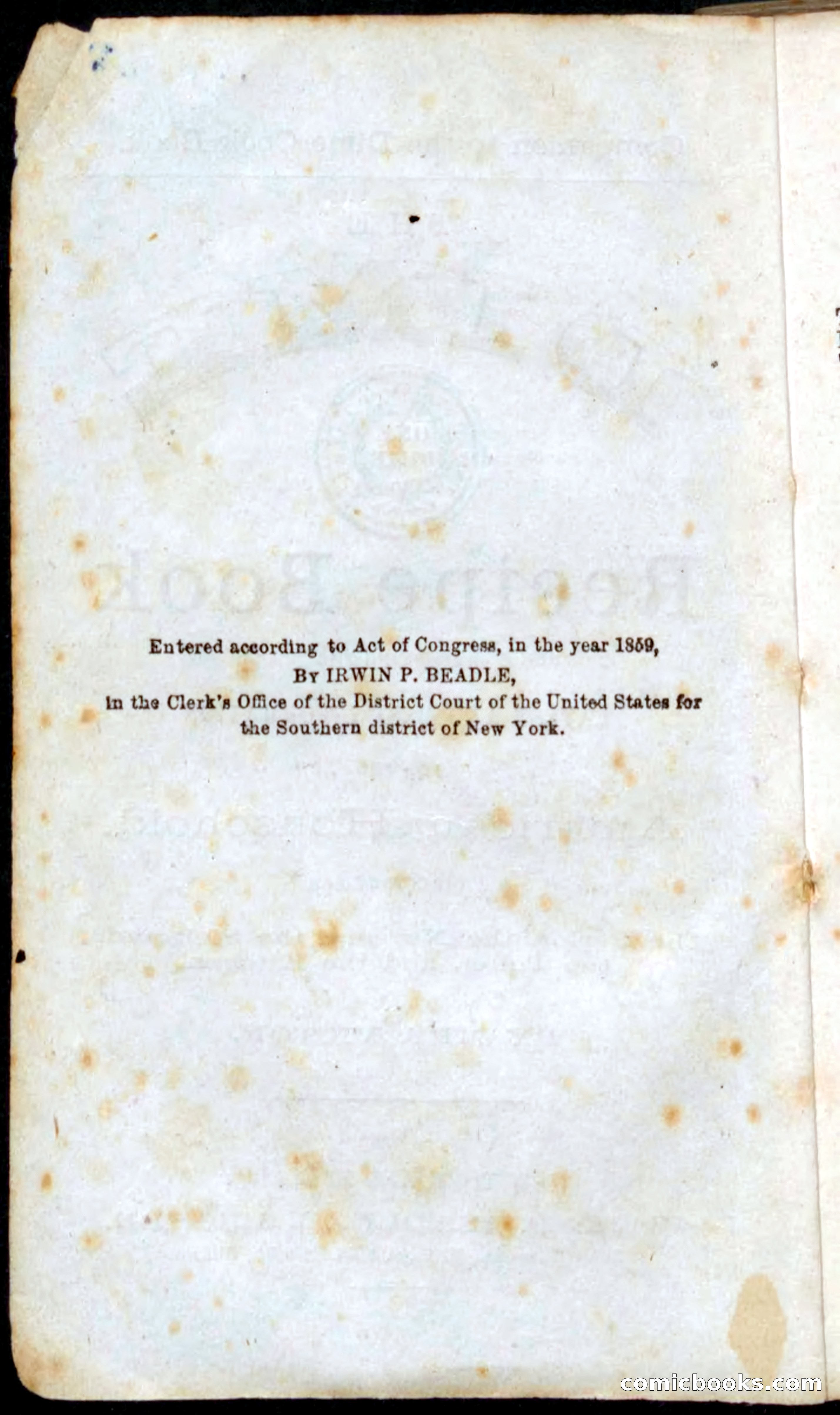 Beadle's Dime Recipe Book — page 4 of 78