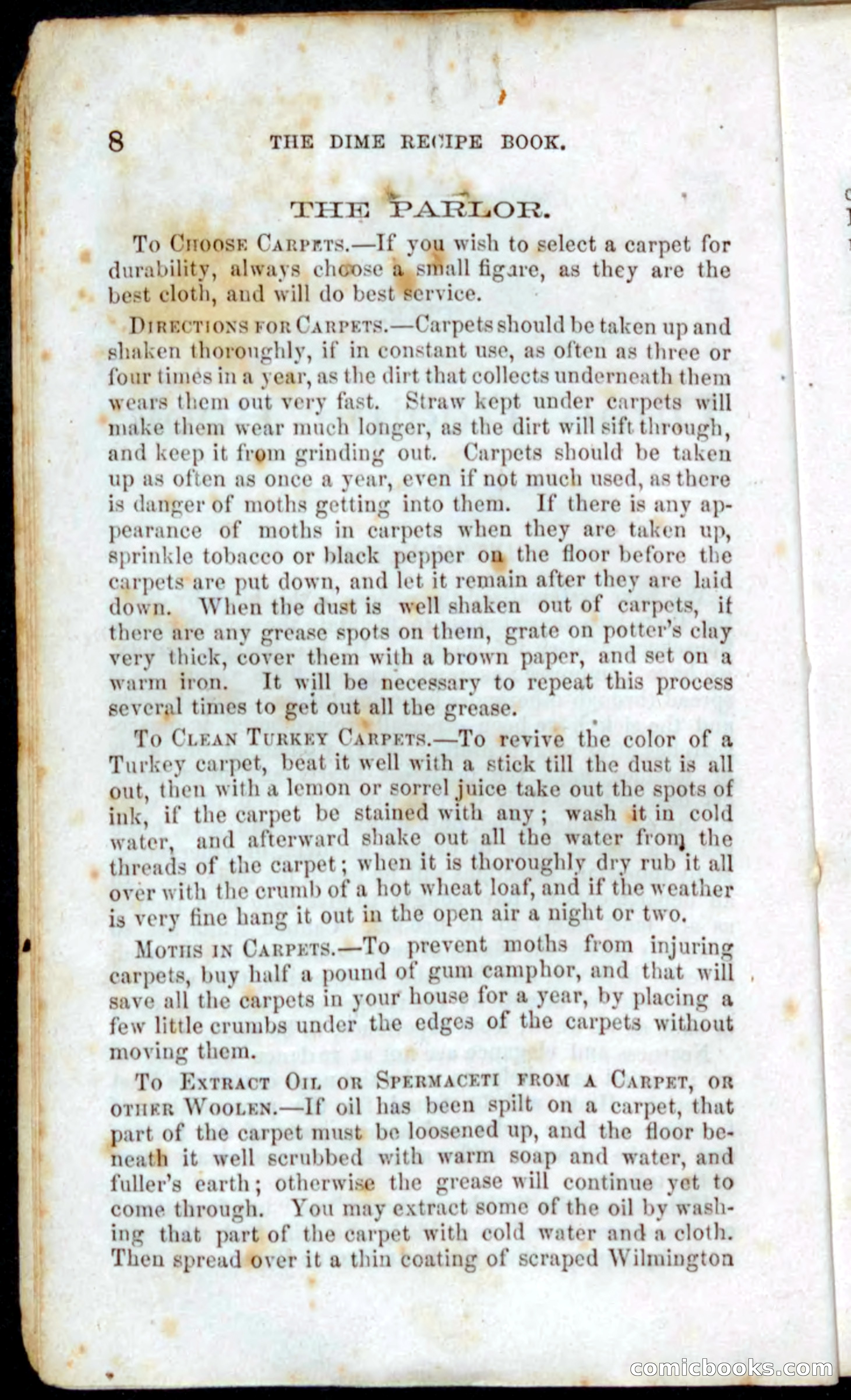 Beadle's Dime Recipe Book — page 10 of 78