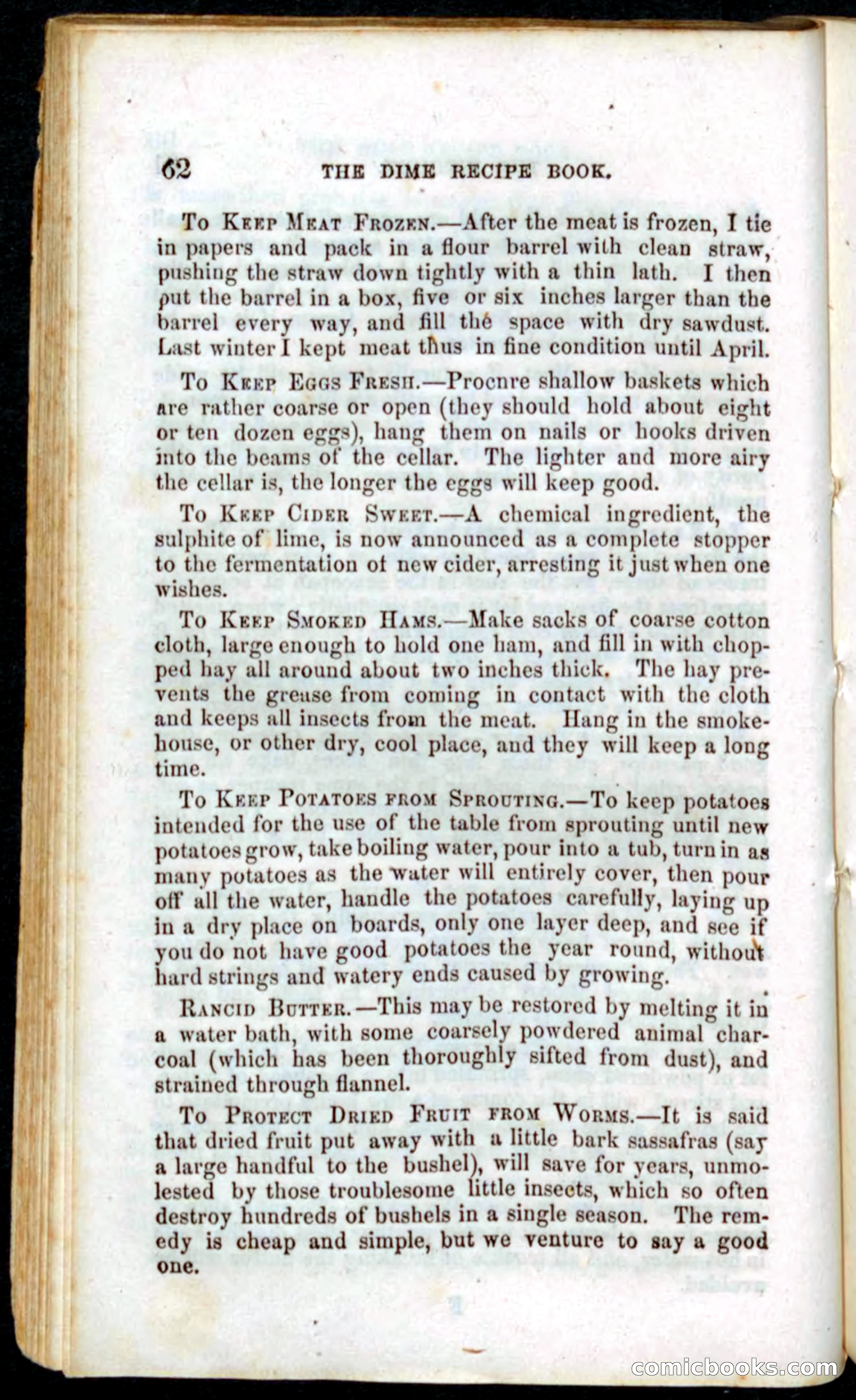 Beadle's Dime Recipe Book — page 64 of 78