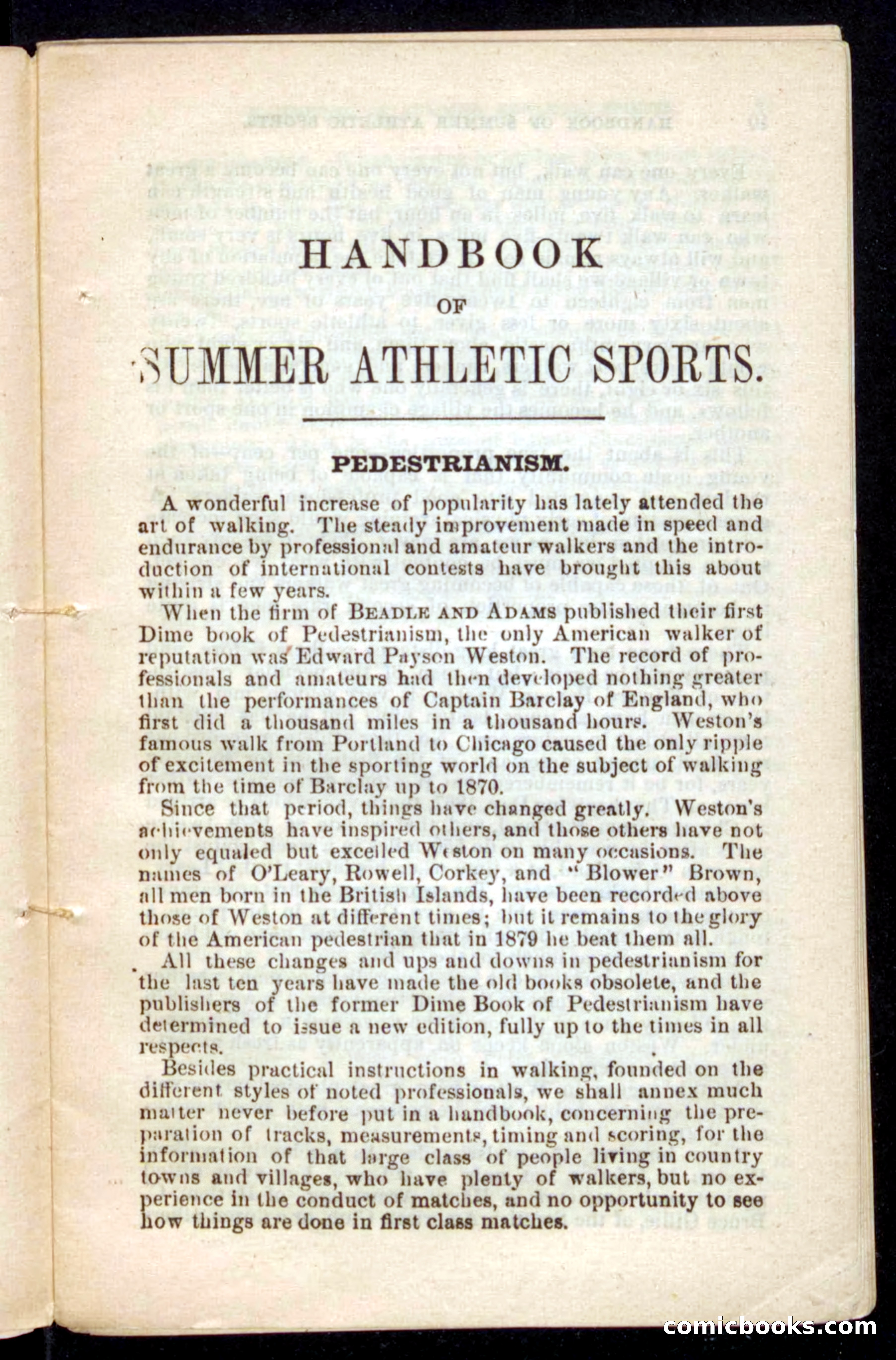 Beadle's Dime Handbooks: Grand Book of Summer Sports — page 9 of 68
