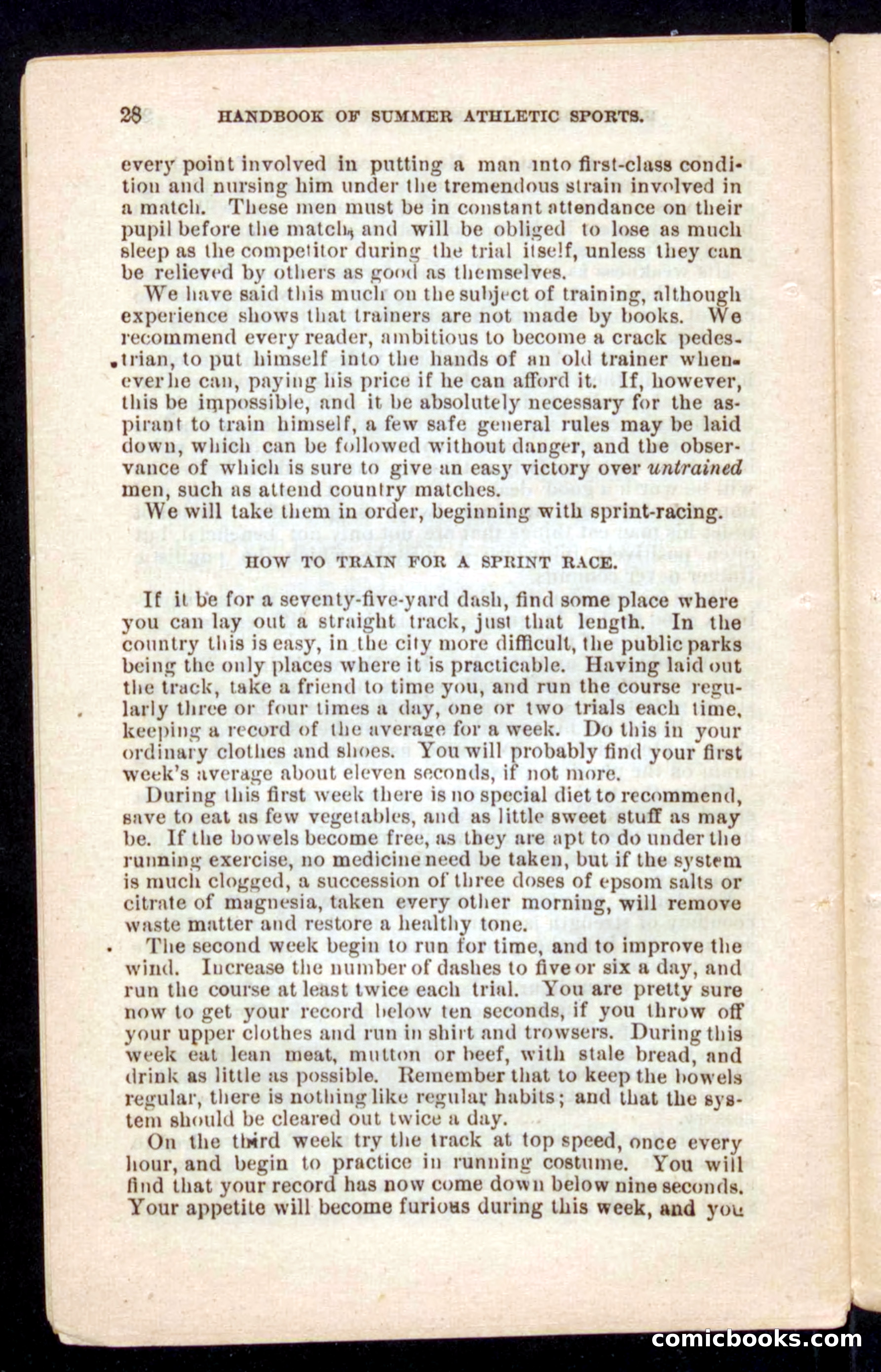 Beadle's Dime Handbooks: Grand Book of Summer Sports — page 28 of 68