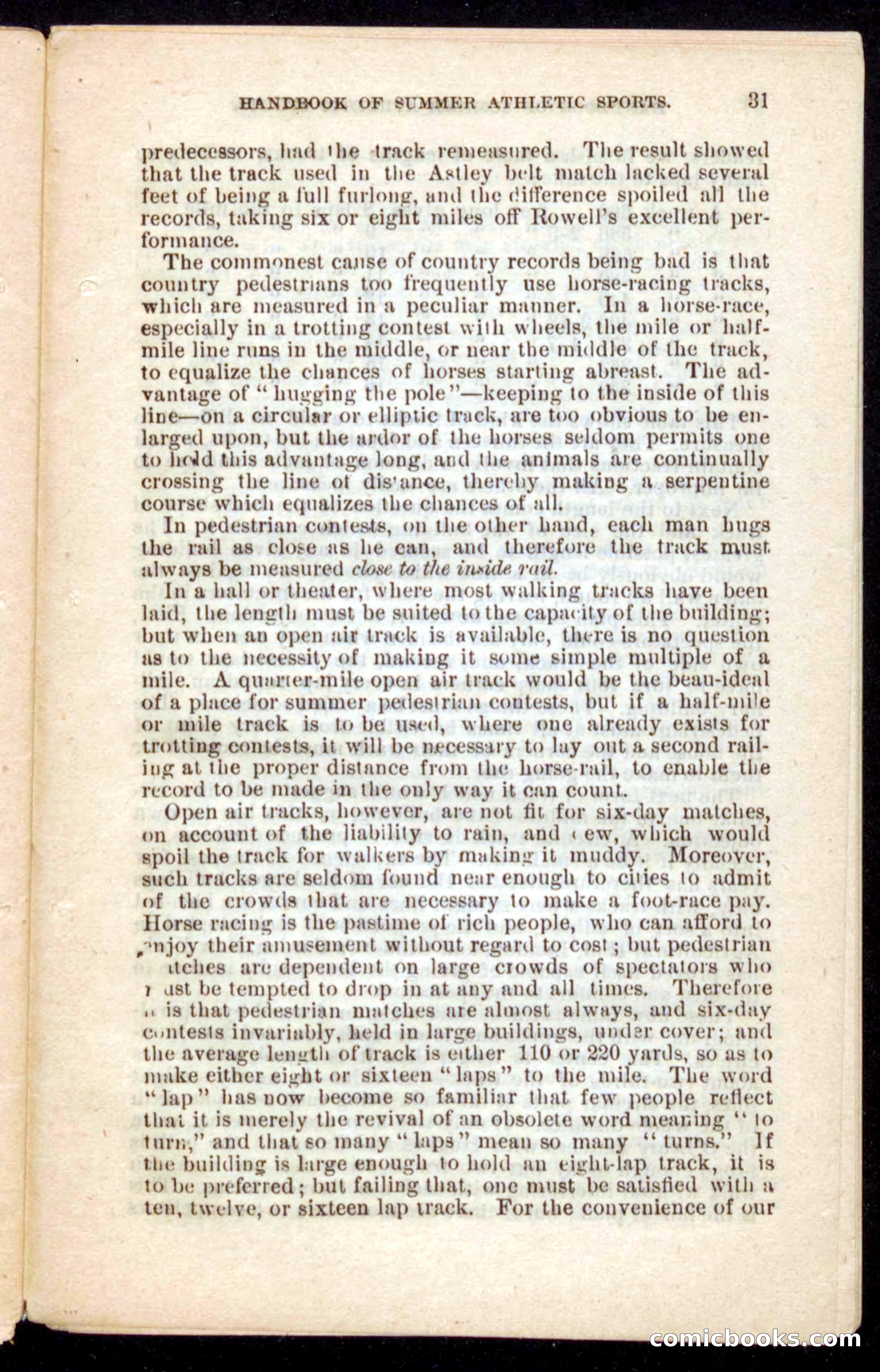 Beadle's Dime Handbooks: Grand Book of Summer Sports — page 31 of 68