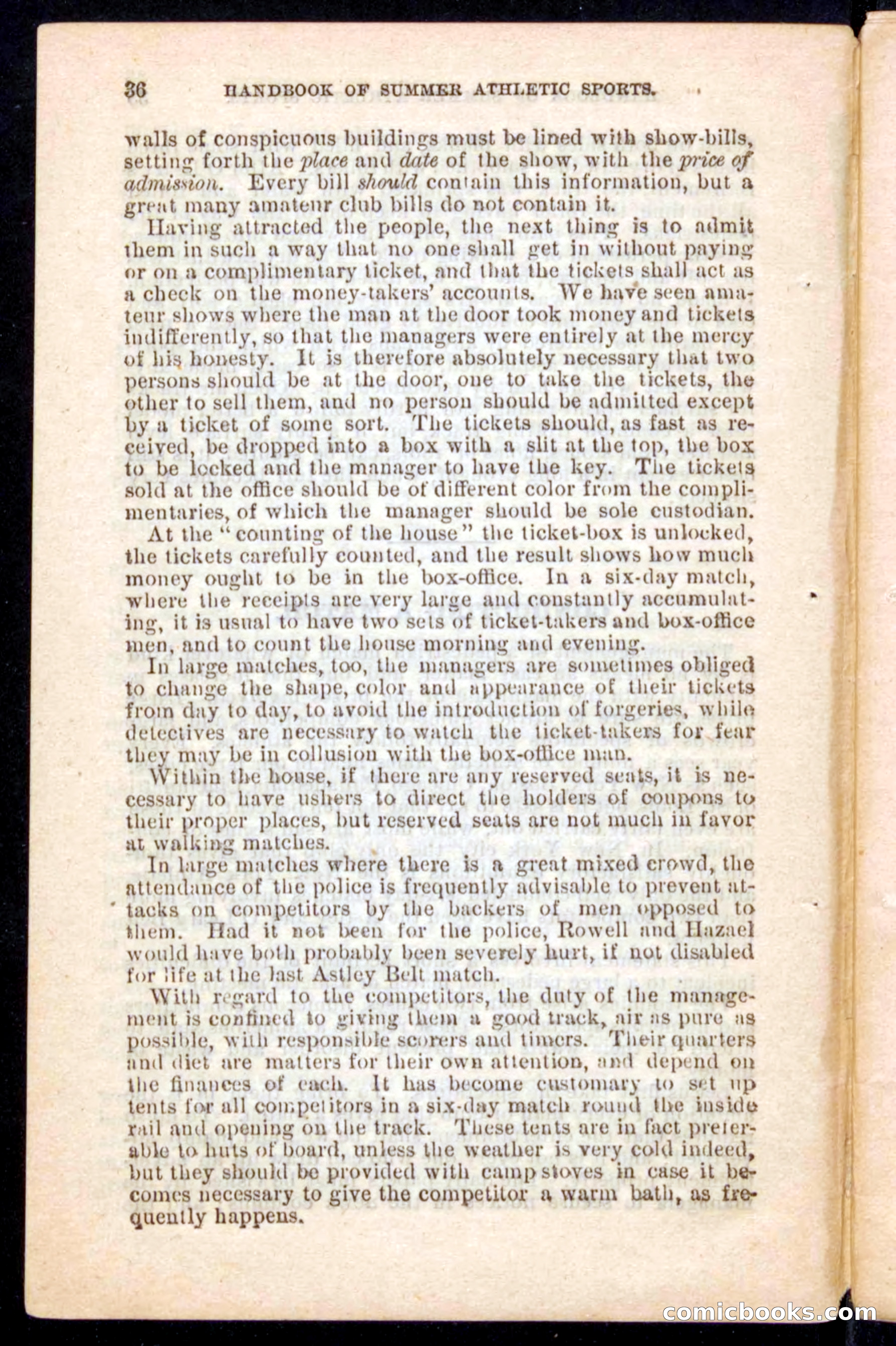 Beadle's Dime Handbooks: Grand Book of Summer Sports — page 36 of 68