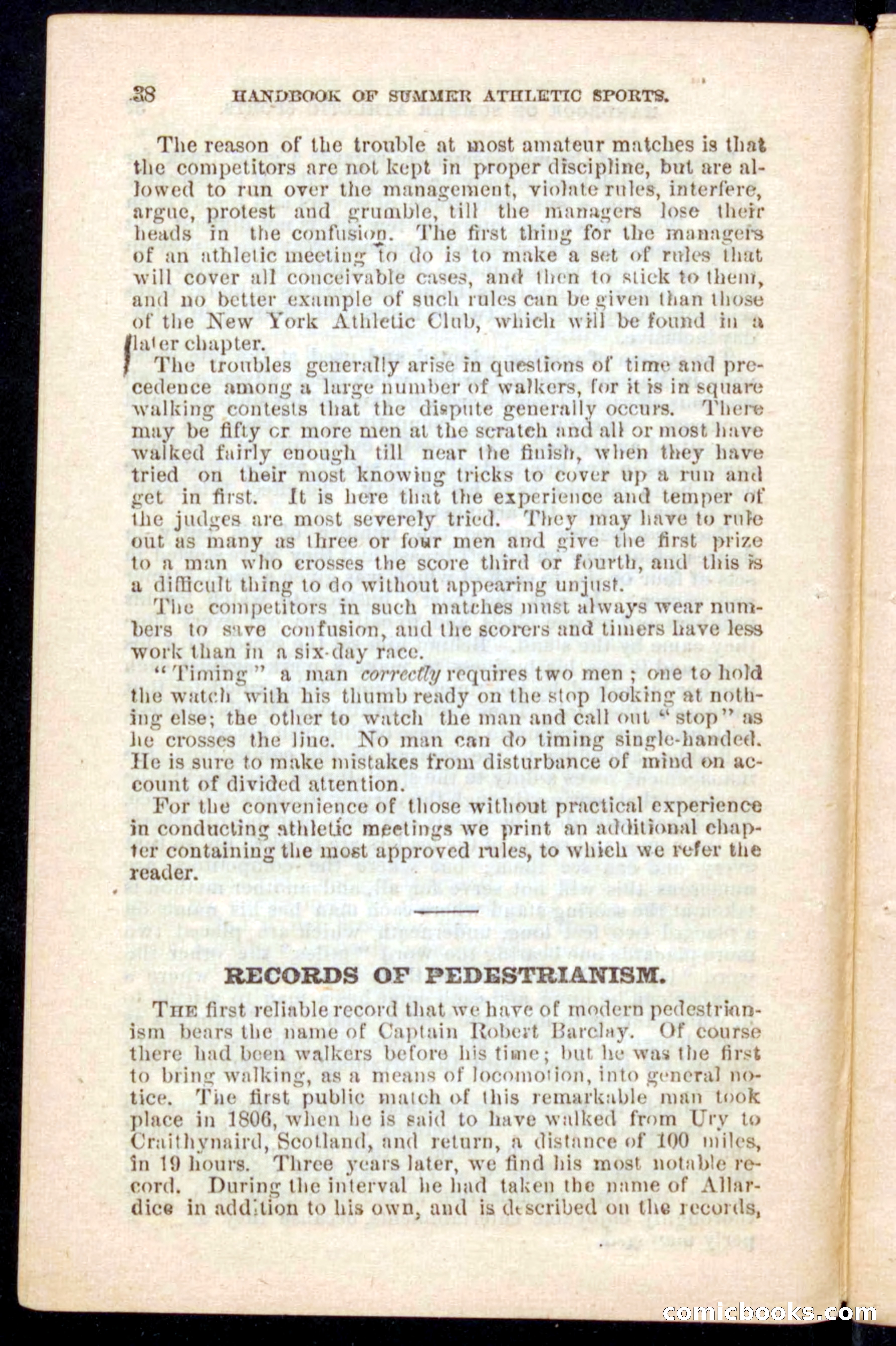 Beadle's Dime Handbooks: Grand Book of Summer Sports — page 38 of 68